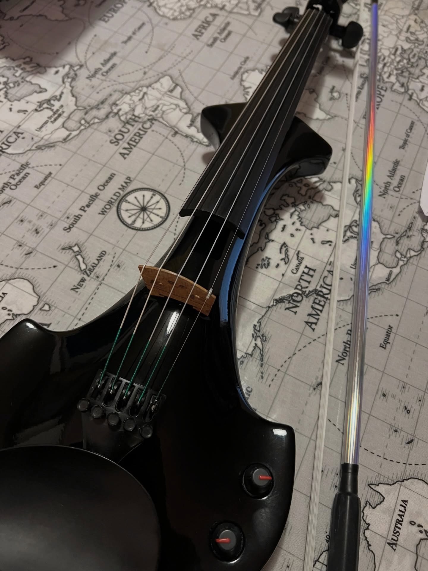 Bridge Lyra 5 string electric violin 🎻
@anna_the_fiddler Looking forward to playing outside in the cold (and hopefully not rain) with @kittiwakebordermorris at the Chepstow Mari Lwyd on Saturday! 🌳💀🍎
.
.
.
#morrismusicians #bridgeviolins #5stringviolin