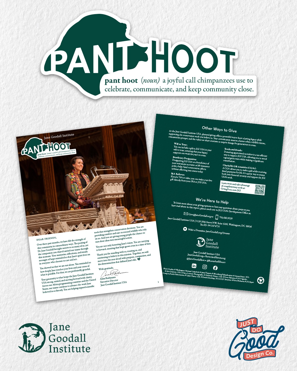 Over the years, I’ve really come to love editorial design.
I’m always asking:
• How do you take this copy, these photographs, and brand guidelines and lay it out across the page count?
• Which pull quotes actually move the story forward?
• How do I guide the eye naturally across the spread?
• How do I eliminate hyphens, rivers, widows, orphans, and runts?
• What photo edits can I make to optimize contrast, color, cropping, and distractions?
It’s the kind of work that feels intuitive because I’ve put in the reps.
Check out a few spreads from the latest Pant Hoot newsletter for the @janegoodallinst
#editorialdesign #editorial #nonprofitdesign #nonprofit #graphicdesign