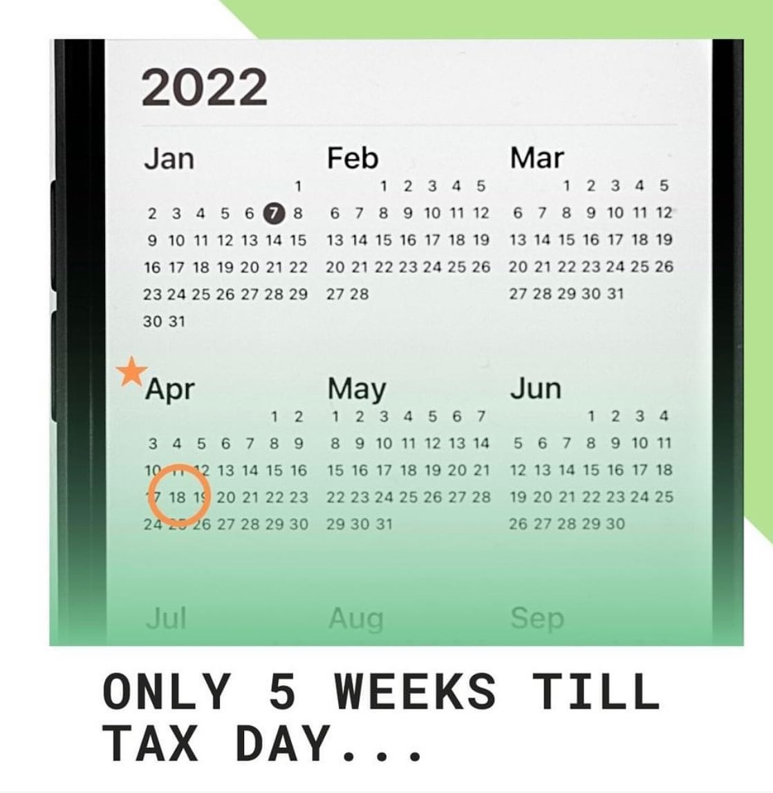 Time is flying by, and you have less than 5 weeks until your tax return is due. Though we're EXTREMELY busy, we can still make space in our schedule for you -- but please do contact us soon by calling (818) 899-6404 or through our website:
www.melvinmora.com