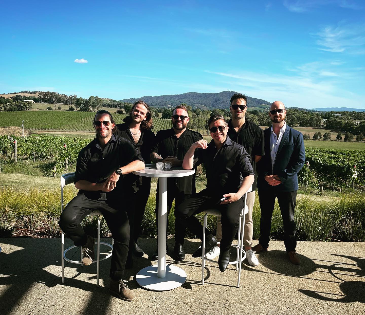 @jukeboxdynamite in the Yarra Valley, thanks Daria and Uhav for having us at @levantinehill for your amazing wedding, what a vibe!