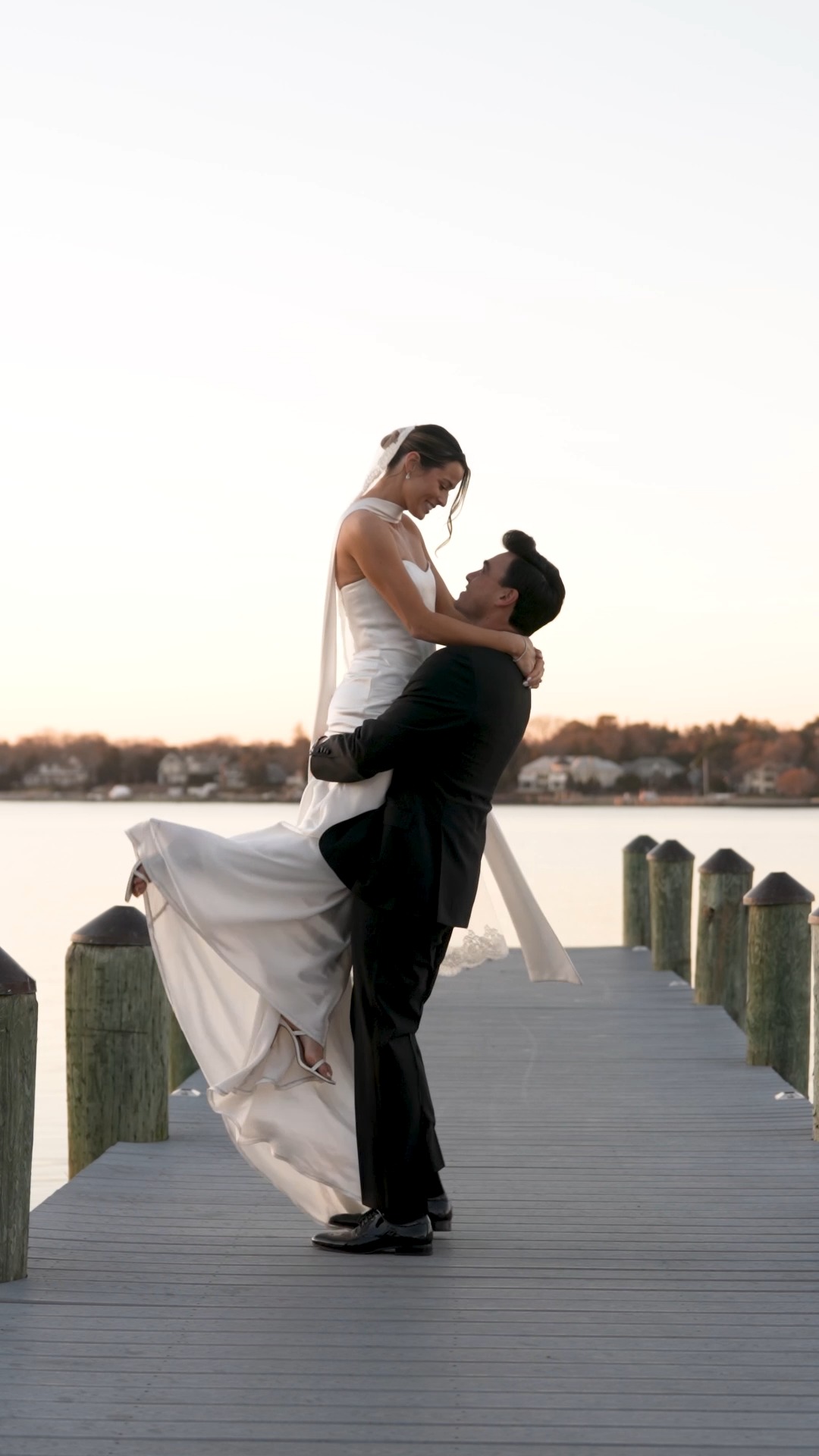 @cassieford_ and @mbuckley_17 December wedding @clarkslandingyachtclub in Point Pleasant, NJ was an amazing day from start to finish. It was definitely a bit chilly, but they braved the cold and made it look effortless.
One of the best moments of the day was Martin’s Navy sword exit after their ceremony at St. Denis Church in Manasquan, NJ. Such a powerful way to end the ceremony and kick off the celebration.
Vendor Team
Photo: @magdalenastudios
Band: @thecliffsband
Florals: @bespokefloralinc
Makeup: @makemeup_eva
Hair: @michelleeliseartistry
Venue: @clarkslandingyachtclub