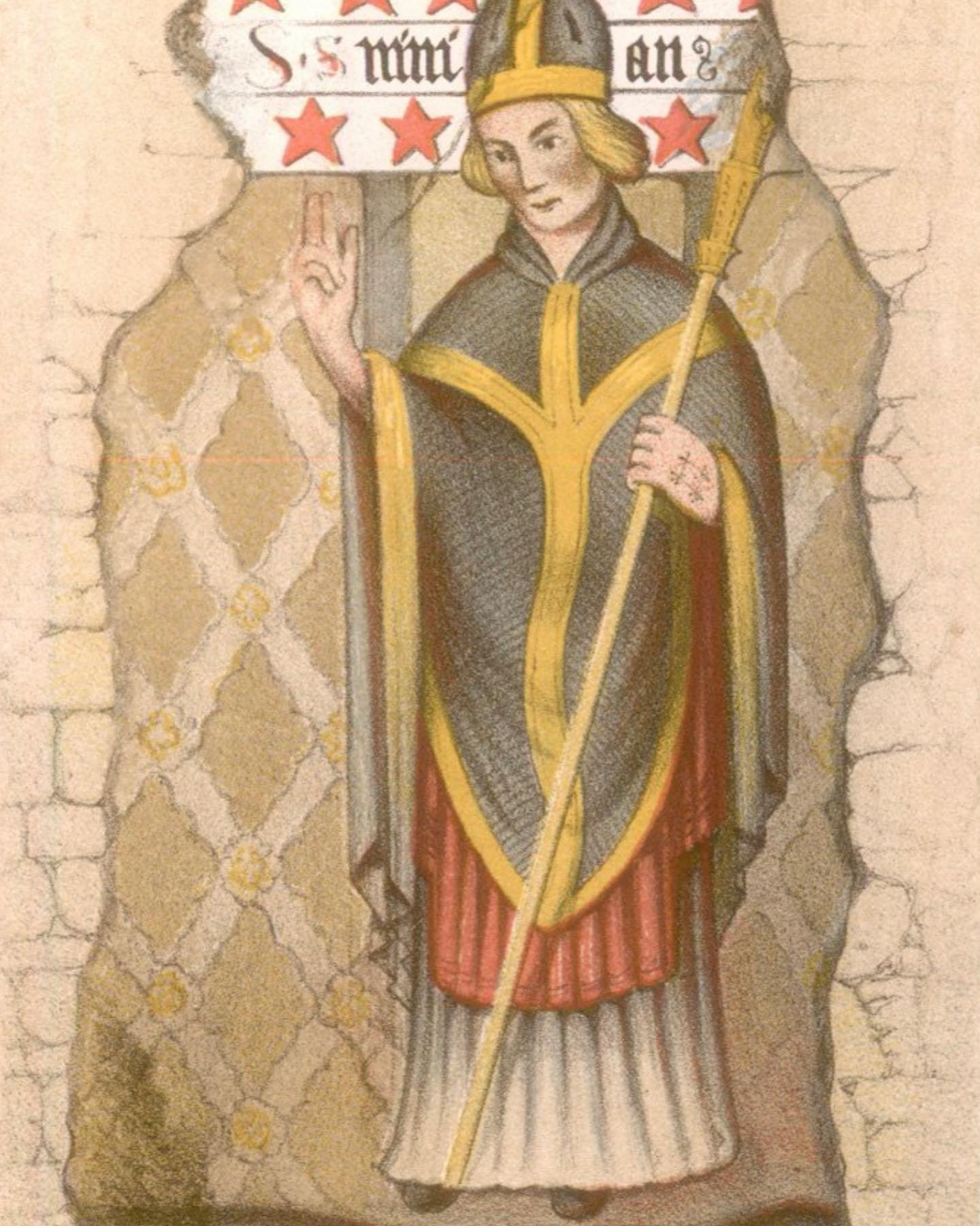 This fresco was documented, in 1869, when it was discovered at St. Congan, in Turrif, and subsequently destroyed. One of many relics lost to history, and serving as a reminder that history won’t preserve itself.