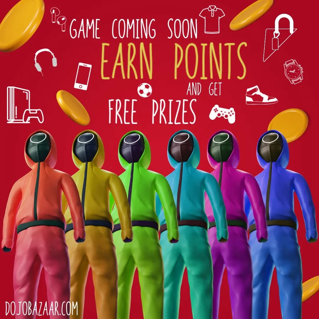 Introducing a new game by dojobazaar
• Monthly Restocking
• Game duration 2-3 days/month
• Site members can participate
• Tasks will be given to earn points
The Game: First person to place an order as soon as the game starts gets the prize, In exchange for points earned by completing given tasks.
The game will be available by 2023-24
Further announcements will be made on dojobazaar.com/social-arena, stay tuned.
#giveawayindia #giveaway #giveawayalert #free #restock #game #live #viralreels #viral #viralvideos #memes #prize #prizegiveaway #comingsoon #dojobazaar #getfree #free #forfree #newgame #trending #games #gamerlife #invite #referral #social #socialclub #socialarena