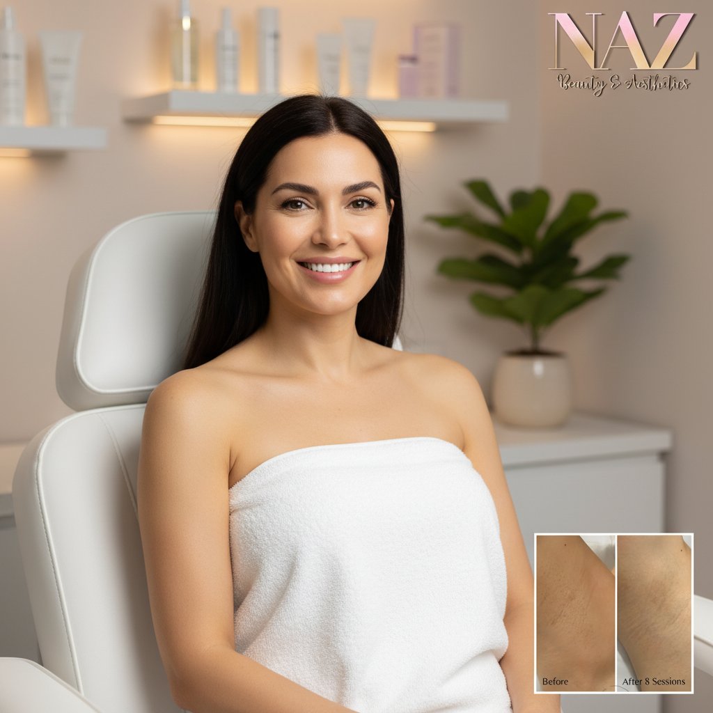 Ready for real skin transformation?
See how radiant, smooth skin is possible at any age.
This is why our clients trust Naz for their glow journey. Imagine your 'after' moment—fresh, luminous, and confident.
Book your consultation with Naz today. ✨