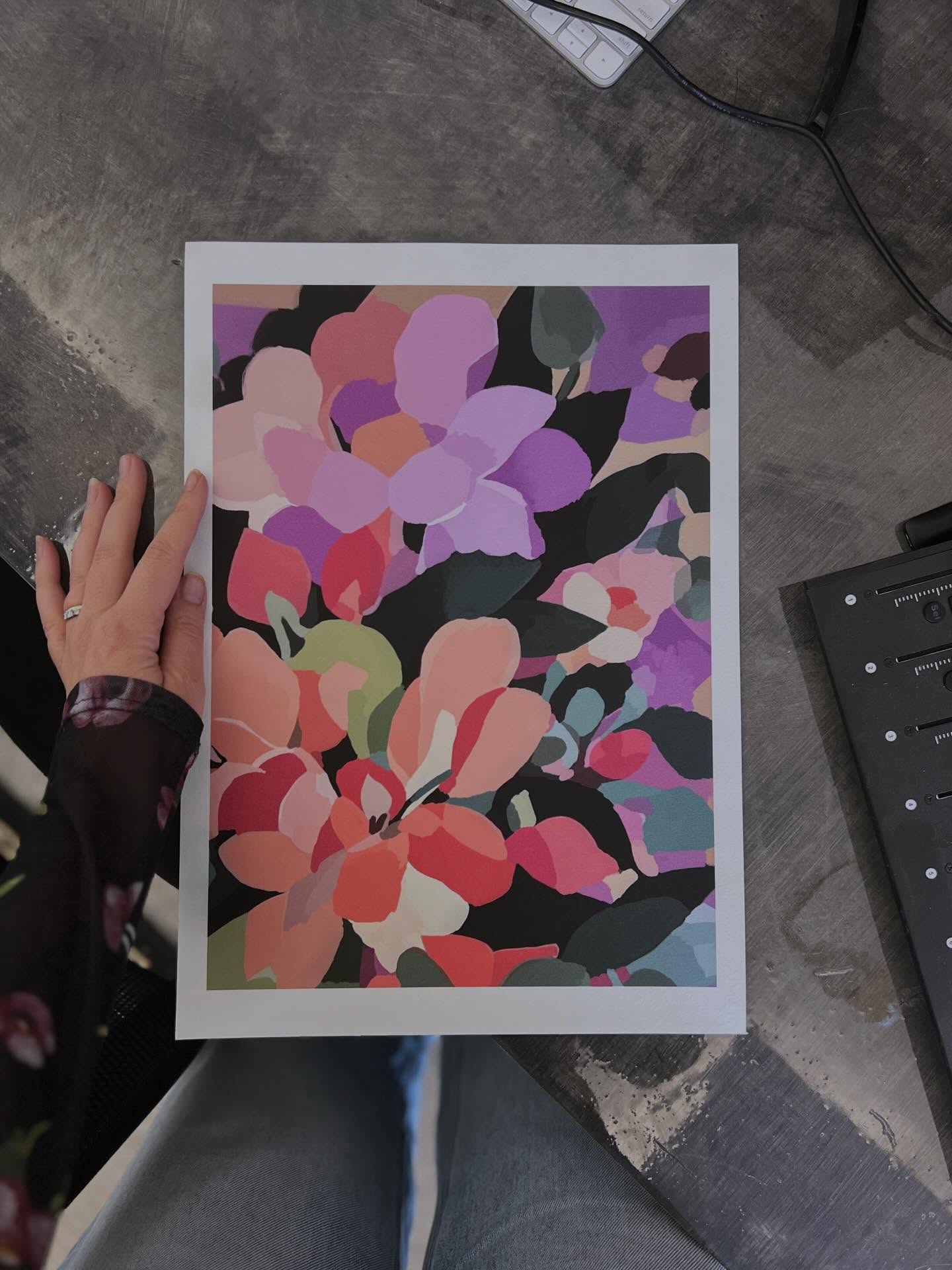 This piece- created just this month, began as part of Art Mail Club and has became something I really love.
I’ve just test printed it in A3 and am adding it to my website tonight (lots of sizes and options to choose from) and I think it might be the start of a whole series exploring this style.
The Art Mail Club has been a whole new project for me, but one I care deeply about. Thank you to everyone who’s joined so far, you honestly make it possible, and I am so excited to send these out to you every month!
Prints coming tonight, and if you’ve been curious about the club, you can join at any time 💫 (you can even leave any time too- so trying it out isn’t too scary haha)