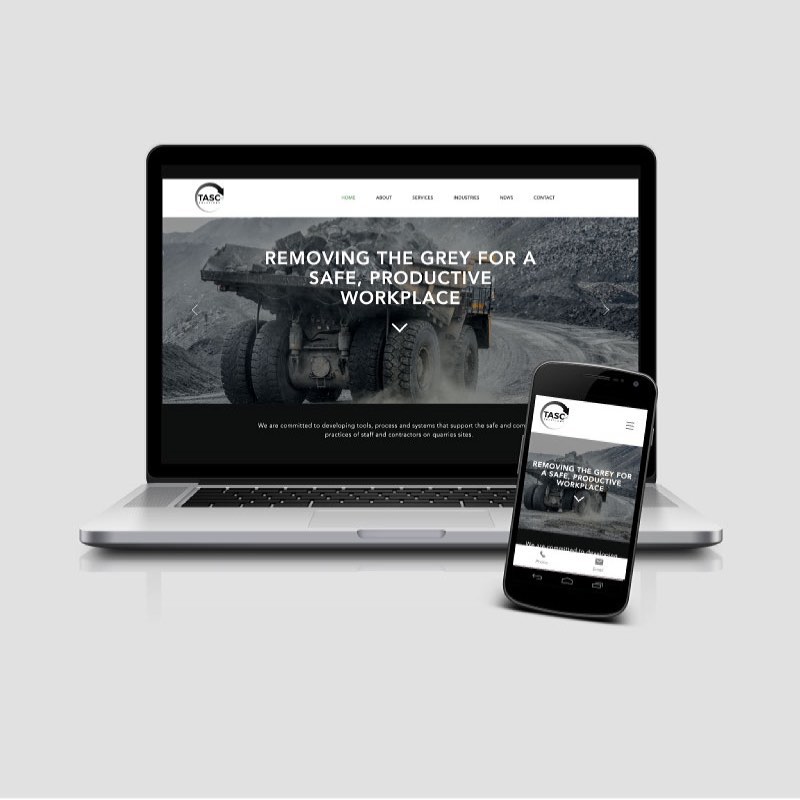 Loved doing this website. Strong, simple and professional. Thank you TASC Solutions for your business!