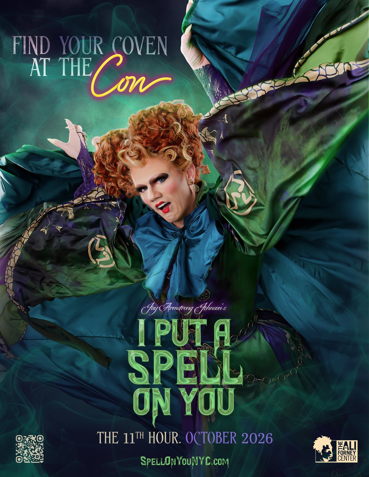 Find your coven at the Con ✨💚 Cast spells and conjur Broadway magic all weekend at @bwaycon!
The producers of I Put a Spell on You are proud sponsors of this year’s @bwaycon, kicking off today!
Tickets and weekend passes still available.