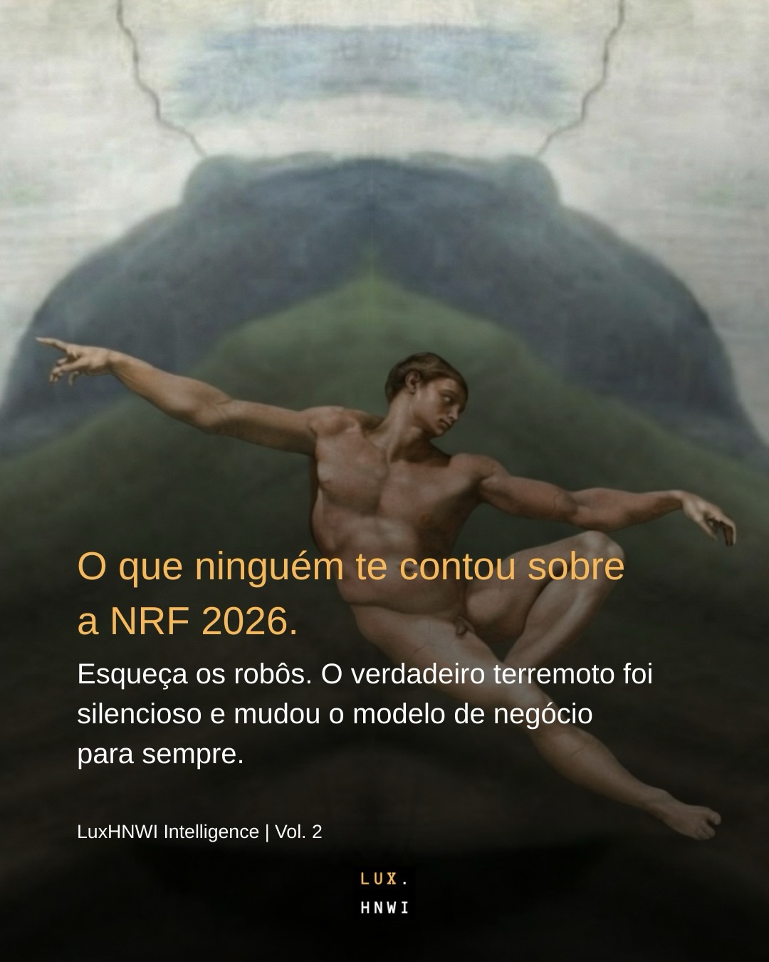 Se você não possui o dado do cliente, você não tem um negócio. Você tem uma dependência tóxica. ☣️
Enquanto a multidão olhava para os robôs e as telas brilhantes na NRF, o verdadeiro terremoto acontecia nos bastidores. O pedido de Chapter 11 de gigantes do varejo decretou o “Fim do Wholesale” como o conhecemos.
A regra para 2026 é clara: ou você é dono do relacionamento com seu cliente, ou você está fora do jogo.
Neste Vol. 2 da LuxHNWI Intelligence, revelamos:
📉 Por que o modelo de atacado colapsou.
🤖 A chegada da “Economia Agêntica” (onde bots vendem para bots).
🏥 A ascensão da “Hospitalidade Clínica” nas flagships.
O jogo mudou silenciosamente. Entenda as novas regras no link da bio.
#LuxuryRetail #BusinessStrategy #NRF2026 #DTC #LuxHNWI