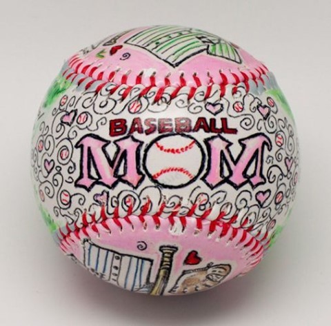 Baseball Made just for Mom