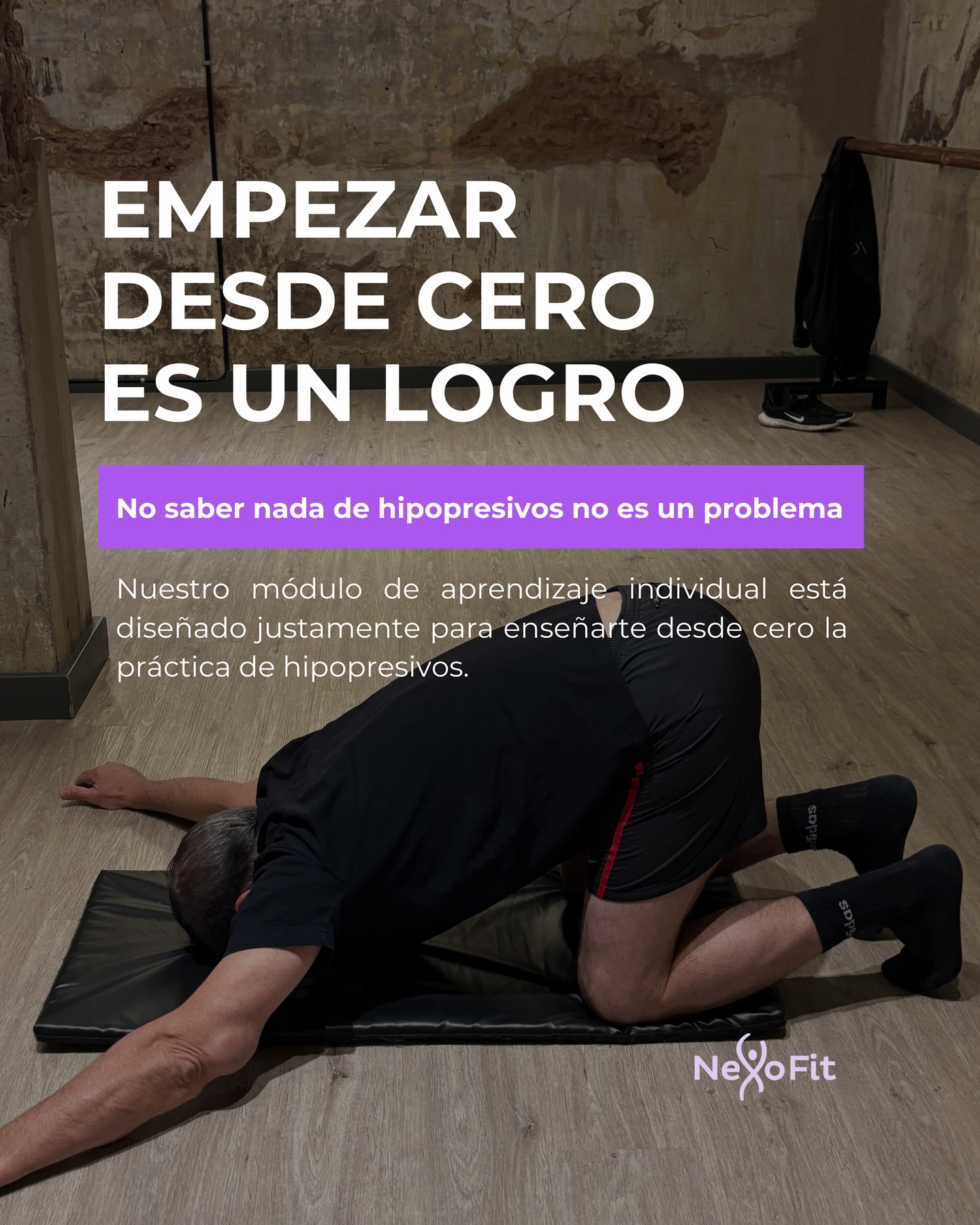 Empezar desde cero es un logro 🤍
Muchas personas creen que para empezar hipopresivos “hay que saber”, “haber entrenado”, “estar en forma”.
La realidad es otra 👇
👉 empezar desde cero es una oportunidad
👉 para aprender bien
👉 para entender tu cuerpo
👉 y para construir una base consciente y segura
Por eso existe nuestro módulo de aprendizaje individual:
un espacio pensado para quienes quieren aprender desde cero para luego incorporar posturas más complejas y llevar su entrenamiento a otro nivel.
📍Podés encontrar todo en nuestra web
📩 Y si tenés dudas, estamos para acompañarte
.
.
.
.
.
.
.
#hipopresivos #hipopresivosencasa #hipopresivosonline #suelopelvico #nexofit