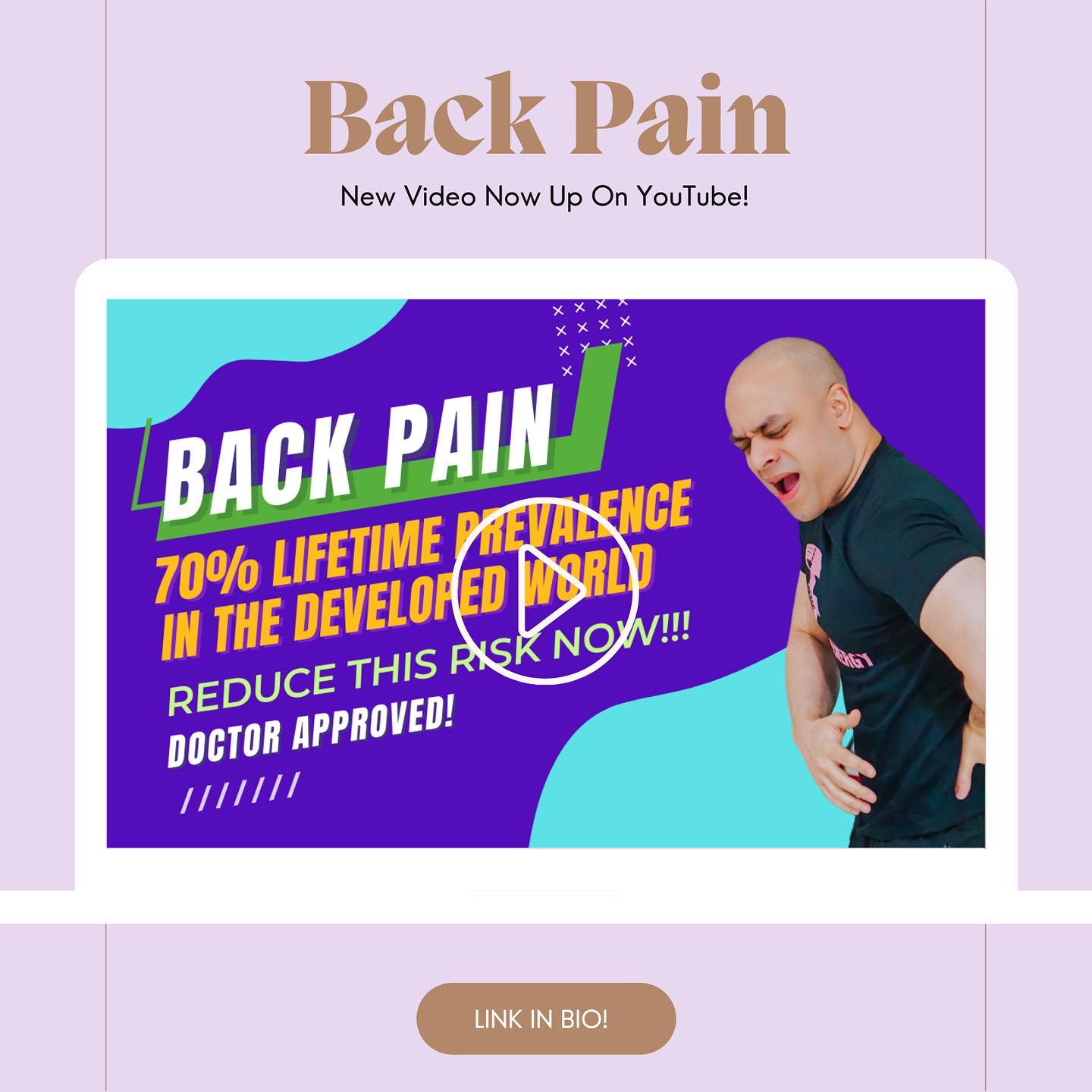 Back pain is something that affects most of us at some time or another and it can be incredibly debilitating, robbing us of the ability to perform even simple tasks that we take for granted!
And no, it’s not because of ‘back day’ in the gym!
The doc explains why back pain is on the rise and what we can do to avoid it!
Video link in bio!
#3fenergy #flowfysiquefactory