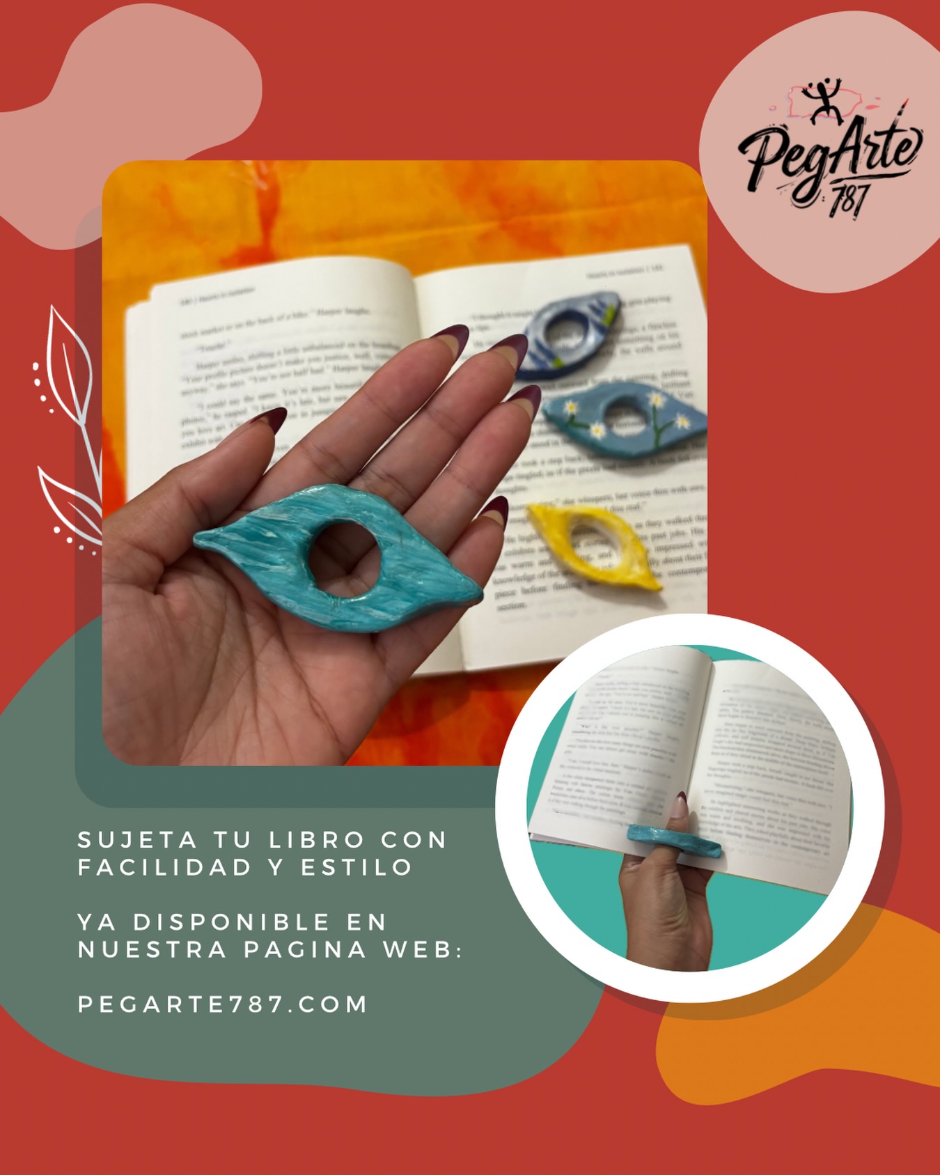 ¿Sabías que existe un accesorio que te permite leer con una sola mano sin esfuerzo? 🤔📖
En PegaArte Ideas nuestro blog acabamos de subir el tutorial completo para que hagas tu propio Thumb Book Holder. Y si las manualidades no son lo tuyo... ¡Tranqui! Tenemos diseños increíbles listos para irse contigo.
👉 Corre a ver el artículo en www.pegarte787.com
💬 ¡Pregúntanos por los modelos disponibles para venta directa!
