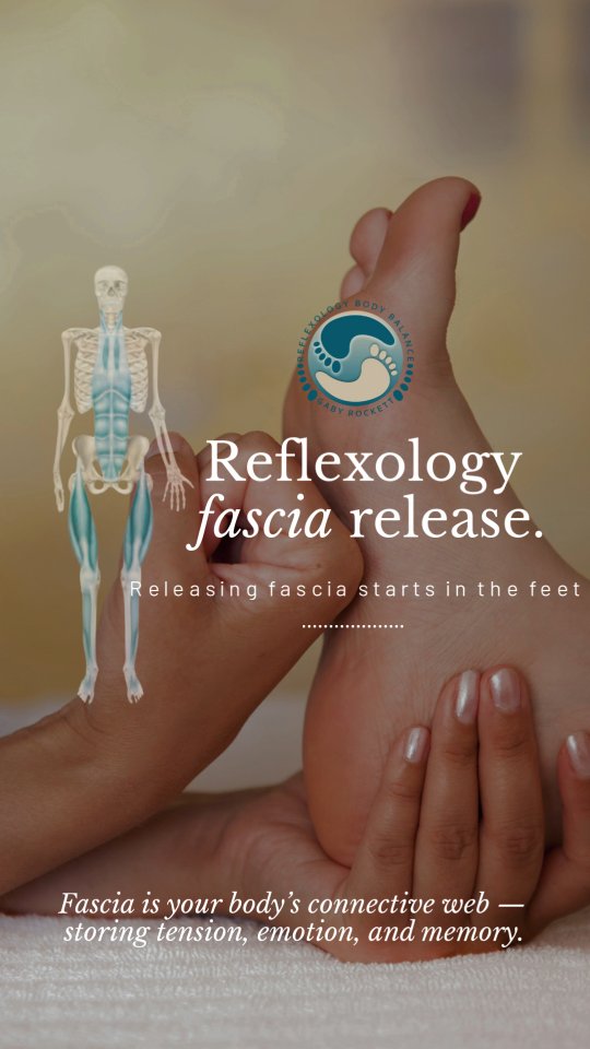🌿 Reflexology Fascia Release
Your fascia is a continuous web-like sensory structure that connects your entire body.
It stores tension, trauma, emotions and memories.
👣 _Your feet are the starting point to releasing fascia in the body._
👌🏻 Ideal if you have chronic pain, mobility issues, lymphatic congestion, plantar fasciitis, autoimmune conditions
🌿 Ease tension in your entire body - book online at www.reflexologybodybalance.co.za
#fascia #nervoussystem #fasciarelease #health
#reflexologybodybalance