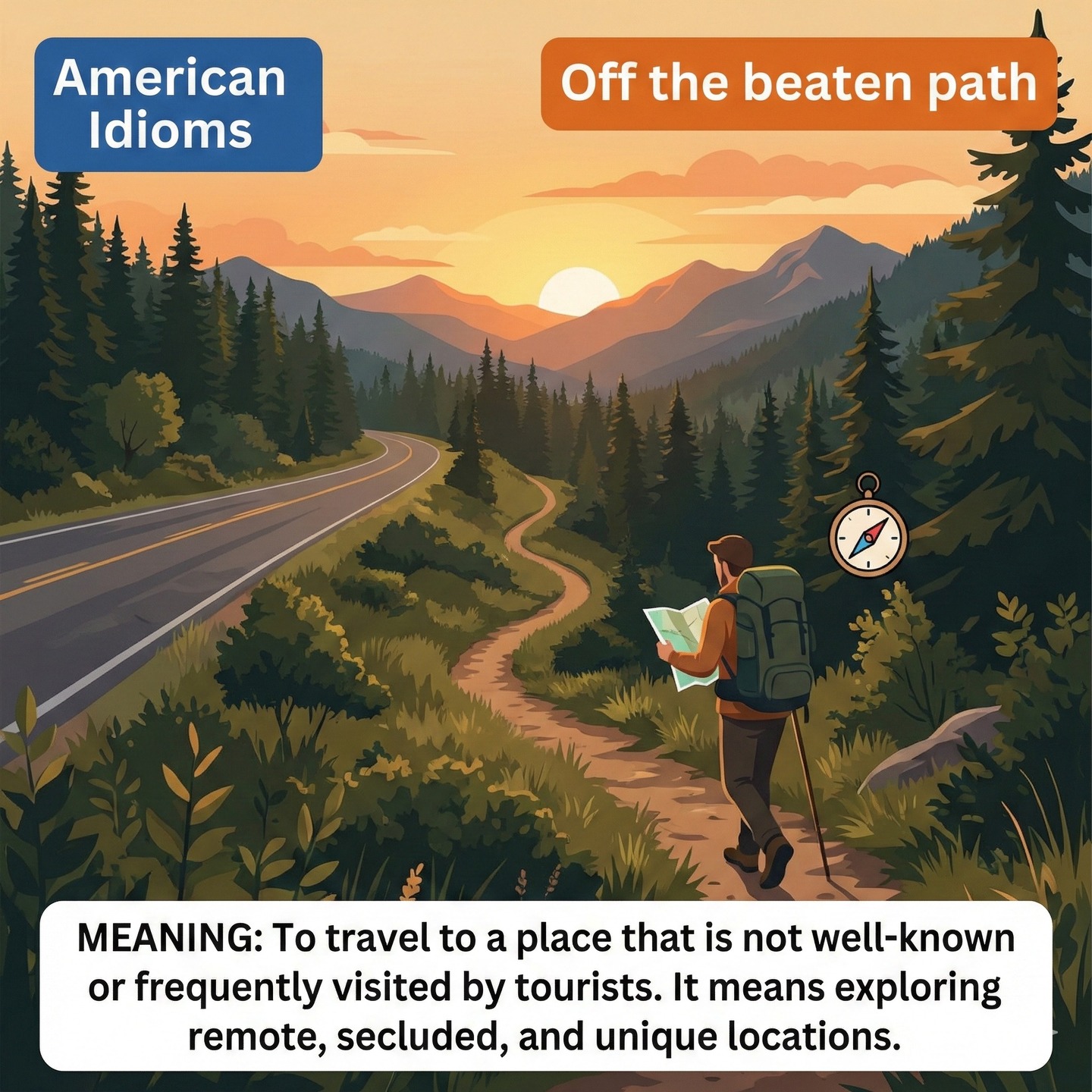 Otra expresión relacionada con el tema: VIAJANDO
Empieza a usarla especialmente si el destino es diferente a los destinos comunes.