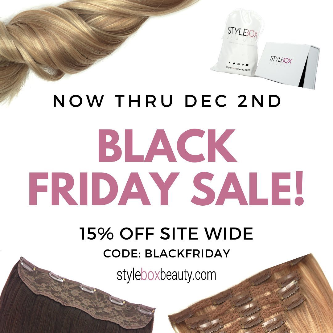 BLACK FRIDAY STARTS NOW! Shop All Hair Extensions and Bridal Headpieces at 15% OFF SITE WIDE! Code: BLACKFRIDAY