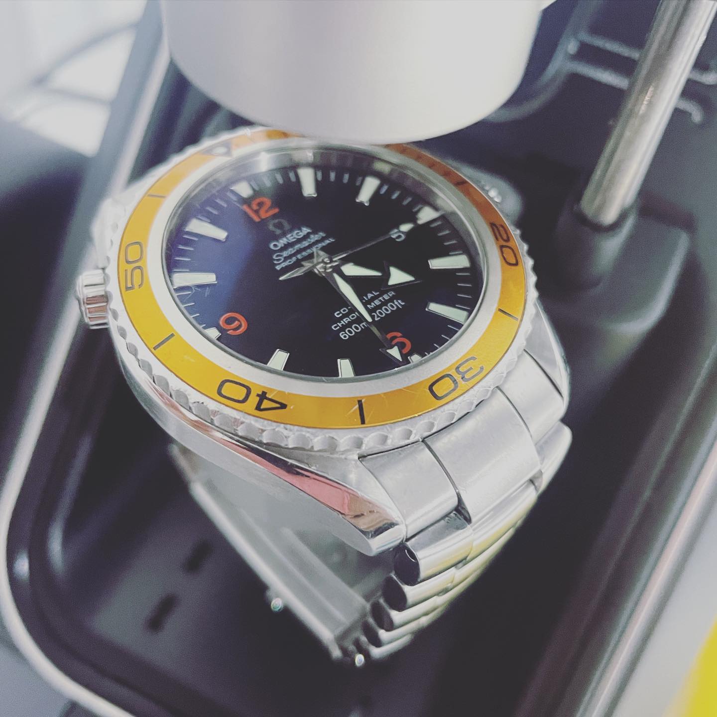 Busy back in the workshop after the Christmas break, Omega Seamaster just had a service