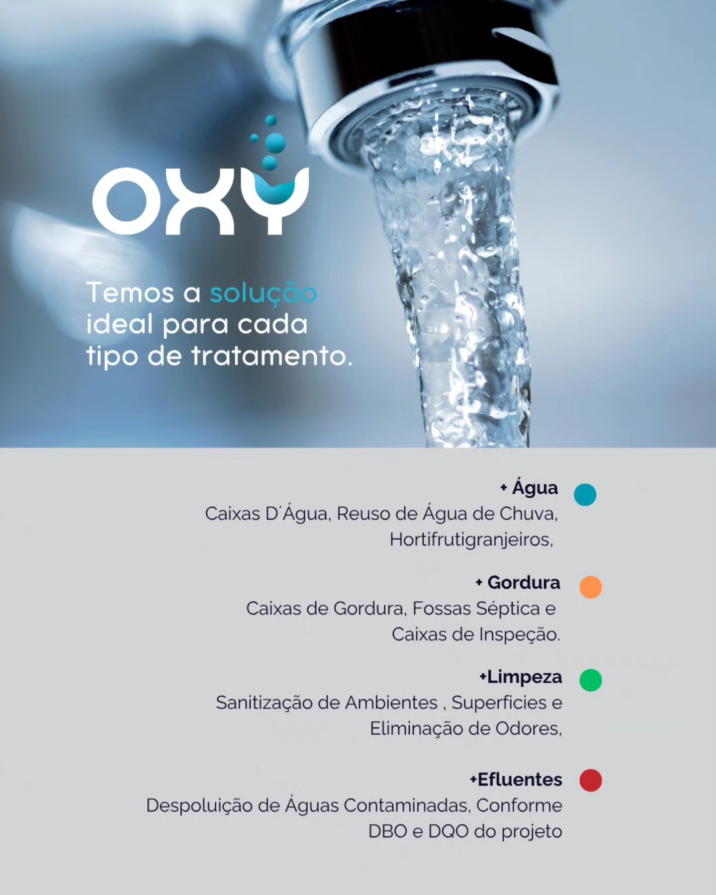 💧 Na Oxhydro, temos a solução ideal para cada tipo de tratamento! ✨
Seja qual for a sua necessidade, conte com a nossa tecnologia avançada para resultados eficientes e sustentáveis:
+ Água 🌊: Para caixas d'água, reuso de água de chuva e em hortifrutigranjeiros. Garanta água de qualidade e segurança.
+ Gordura 🟠: Em caixas de gordura, fossas sépticas e caixas de inspeção. Diga adeus aos problemas de entupimento e mau cheiro.
+ Limpeza 🟢: Sanitização de ambientes, superfícies e eliminação de odores. Ambientes mais limpos e saudáveis.
+ Efluentes 🔴: Despoluição de águas contaminadas, conforme DBO e DQO do projeto. Contribuindo para um meio ambiente mais limpo.
Nossas soluções são pensadas para otimizar seus processos e preservar o planeta.
Quer descobrir como podemos ajudar seu negócio ou sua casa?
👉 Entre em contato conosco hoje mesmo para uma consulta personalizada! Clique no link da nossa bio ou envie uma DM!
#Oxhydro #TratamentoDeÁgua #ReusoDeÁgua #CaixaDeGordura #Sanitização #Efluentes #SoluçõesAmbientais #QualidadeDaÁgua #LimpezaProfissional #Sustentabilidade #TecnologiaHídrica #MeioAmbiente #DBO #DQO #ÁguaLimpa #Saneamento
@mms.495 @danuel_jr @marcelofurtado11 @mayramucha @luispedrofeio @rolimp.rp @paulodopradorp @andradenilton @repaugusto @rilongo23 @maristelahurtado @alfredoblumenau @joseroberto.engenheiro @tadeusob @guga.barretos @psicanalistacarlosalberto @carlos_alencastre @vidotticharlesaguiar