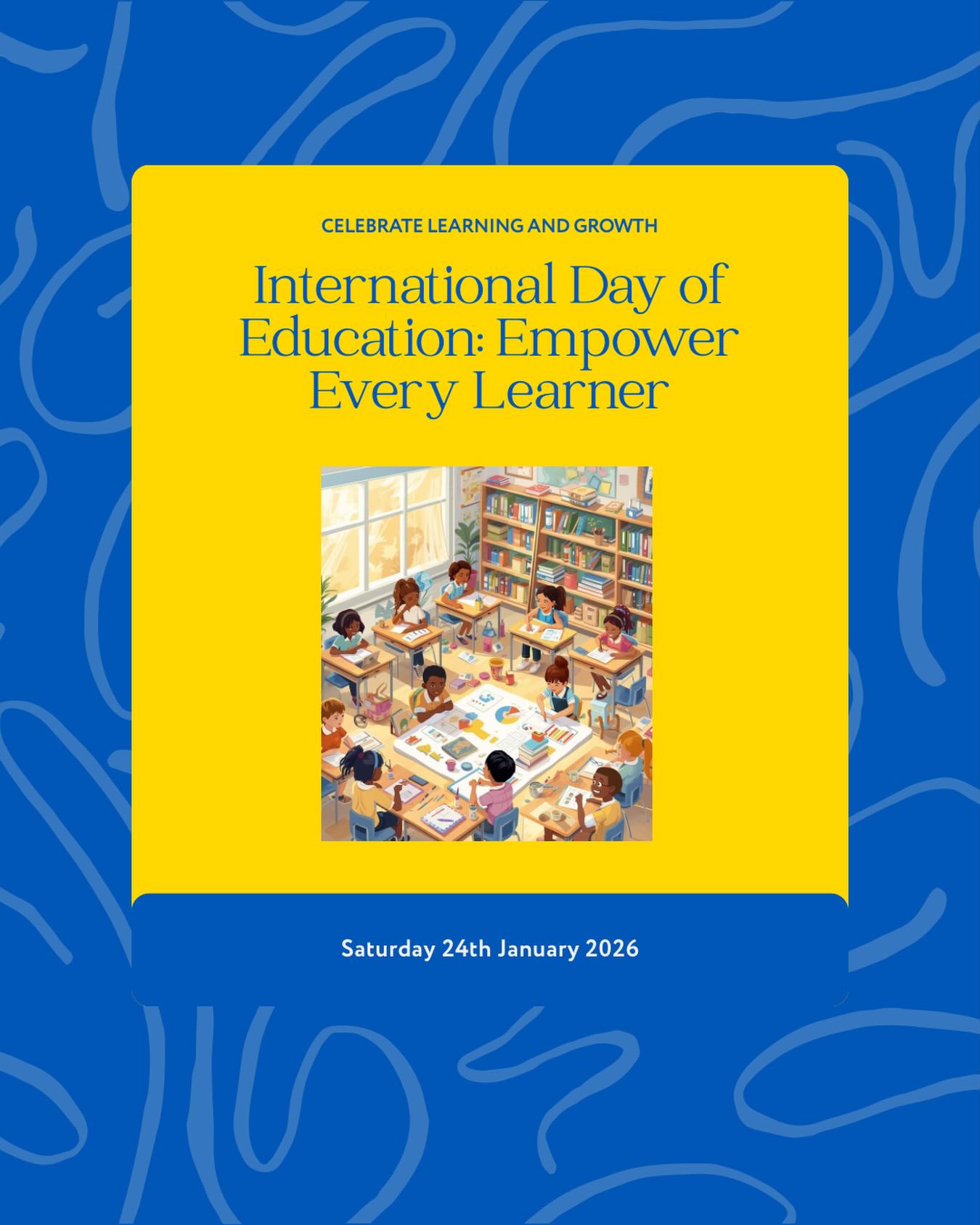📚🌍 International Day of Education 🌍📚
Today we celebrate the power of learning to change lives, open minds, and build a brighter future! 💡🎓 Education empowers dreams, fuels innovation, and connects us across borders and cultures 🤝🌈
Let’s honor teachers, students, and lifelong learners everywhere who remind us that knowledge is the key to opportunity 🚀📖 Because when we learn, we grow and when we grow, the world shines a little brighter ✨🌟
Happy International Day of Education! 🎉💙
#happyinternationaleducationday #education
@ambition.inst @bb_scitt @manormultiacademytrust