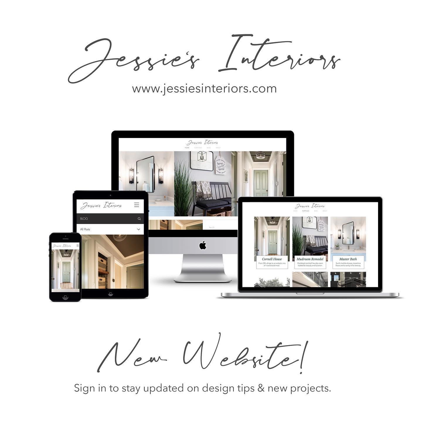 Would love for you guys to check out my new website & blog posts!☺️ Feel free to sign in to stay updated on design tips & new projects! (Link in bio)
.
.
.
#jessiesinteriors #interiordesigner #newwebsite #newblogpost #interiorsblog #interiordesign #remodeling #renovationproject #designtips #loveyourhome #portfolio #interiordesignportfolio #interiorstyling #interiors4all