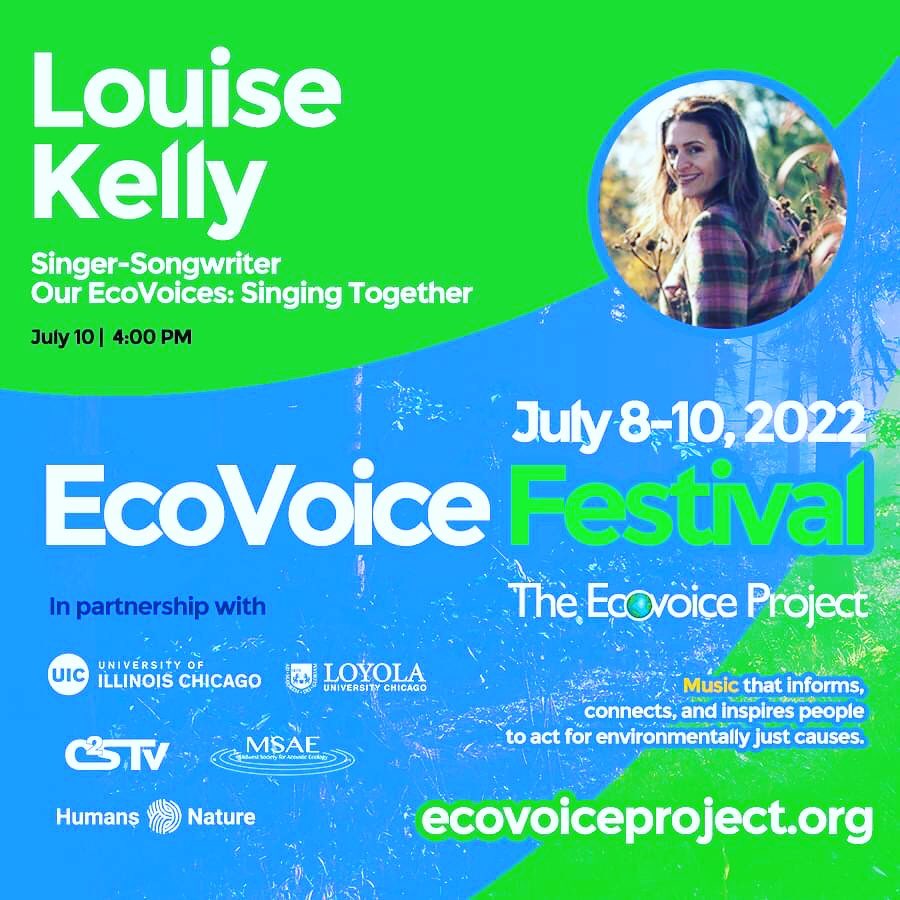July 10. Evanston.
🌱
🌱
🌱
🌱
🌱
🌱
🌱
🌱
🌱
🌎
#environment #ecovoicefestival #chicago #environmentallyfriendly #ecofriendly #climatechange #illinois #cookcounty #newmusic #singersongwriter #womeninmusic
#careforcreation #earthday2022
#loyolachicago #uic #evanstonillinois
@humansandnature