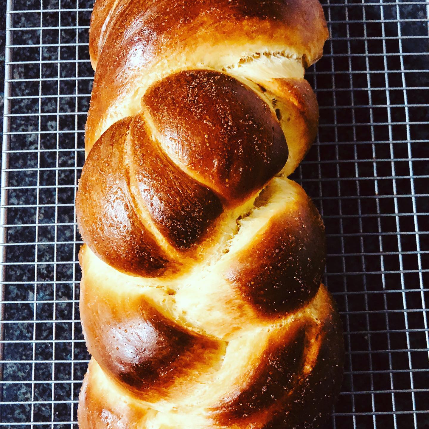 First time making Challlah bread. Got to work a bit on the braiding #challahbread #chefsofinstagram #gayboy #shabbas #bakingbread