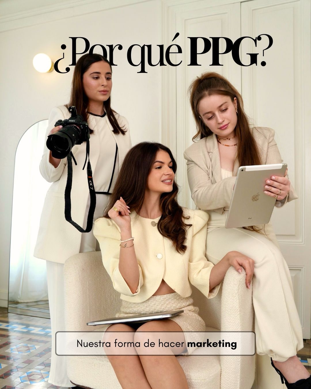 ¿Por qué PPG Comunicación? 🤍
Porque tu negocio es nuestro negocio.
Porque no trabajamos para cualquiera: cuando empezamos contigo, nos metemos de lleno en tu proyecto.
Porque contamos con formación universitaria en marketing.
Porque unimos estética y estrategia para obtener resultados reales.
Porque amamos lo que hacemos y queremos seguir creciendo a tu lado.
✨ ¿Te unes a nuestra aventura? ✨
Contáctanos por DM o escríbenos a patricia@ppgcomunicación.com