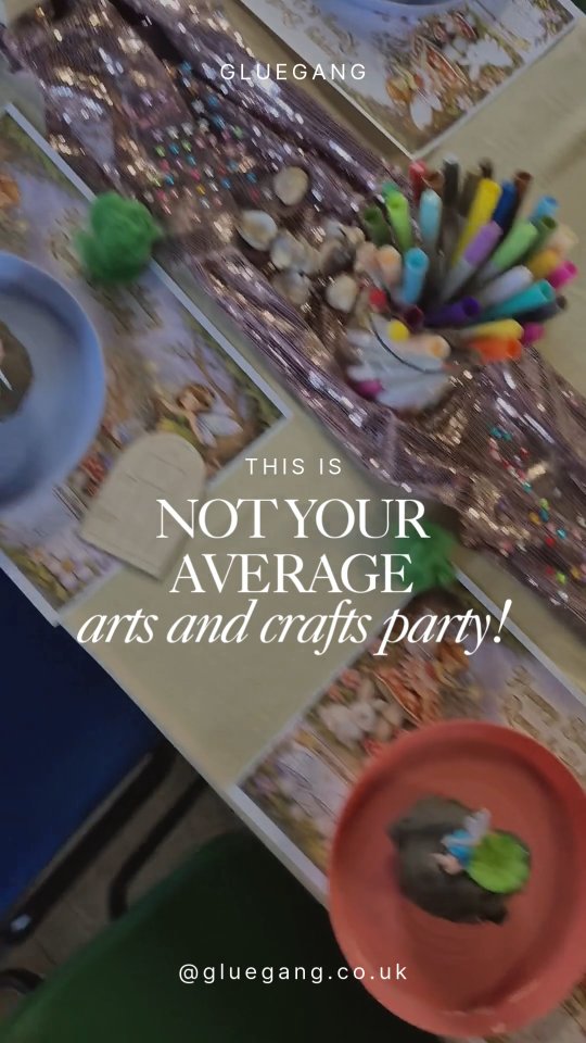 We don’t do cookie-cutter crafts.
We don’t do “everyone make the same thing and take it home”.
And we definitely don’t do bored kids counting down the minutes.
At Gluegang, our parties are all about process art – the messy, magical, confidence-boosting kind where kids explore, experimen, and actually feel like real artists.
Think: 🖌️ Open-ended creativity (no “right” or “wrong”)
🧠 Imagination over instructions
🎉 High-energy, feel-good chaos (the best kind)
💥 Projects kids can’t do at home
💖 Confidence, independence, and proud little faces
Every party is designed to feel more like a creative studio experience than a traditional arts & crafts table. We meet kids where they are, let their ideas lead the way, and turn birthdays into something genuinely memorable.
So if you’re after neat lines, identical results, and total silence…
We’re probably not for you 😅
But if you want joy, colour, creativity, and kids fully in their element, welcome to Gluegang.
Not average. Never boring. Always magic ✨