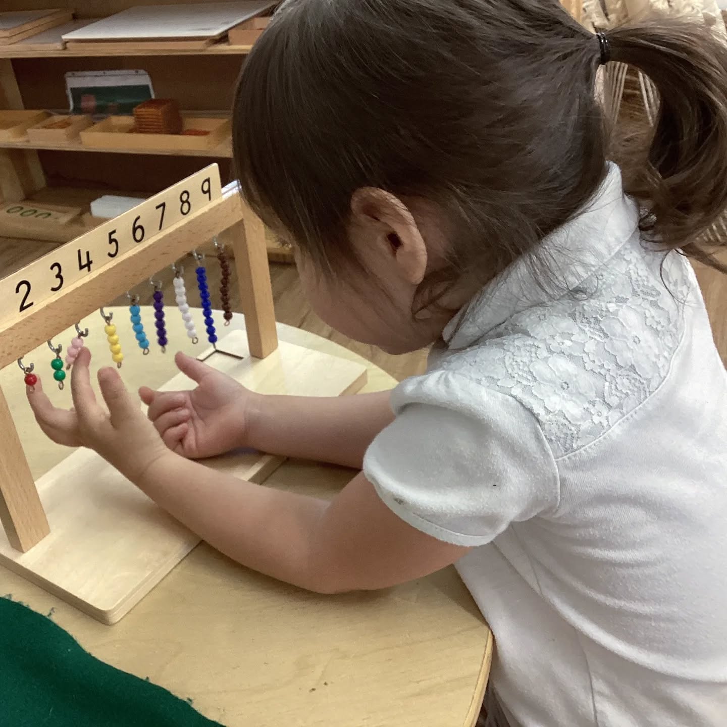 Montessori math materials create a tactile experience for the child. Manipulatives allow the child to use their sense of touch to grasp mathematical concepts of quantity.
.
.
.
.
.
.
.
.
.
.
#montessorikids #montessorischool #montessorielementary #marietta #eastcobb #minimalism #children #childhood #christian #kids #kennesaw #montessoriclassroom #happykids #atlanta #earlychildhoodeducation #inspiration #montessoriathome #math #montessoridirumah #cute #acworth #montessoritoddler #montessorichild #woodstockga #food #montessori #childledlearning #momlife #parenting