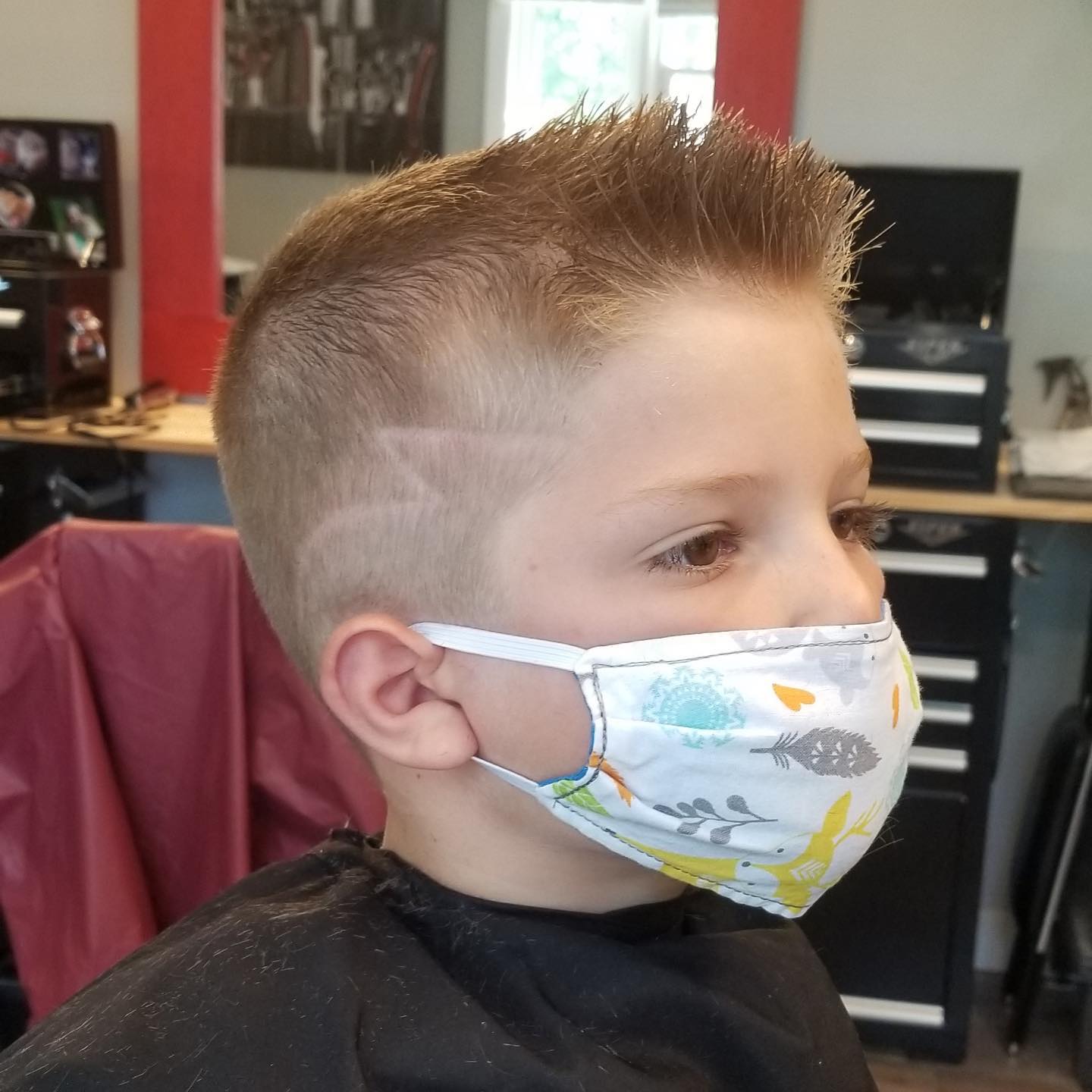 My handsome little buddy rocking his lightning bolt!!!🥰