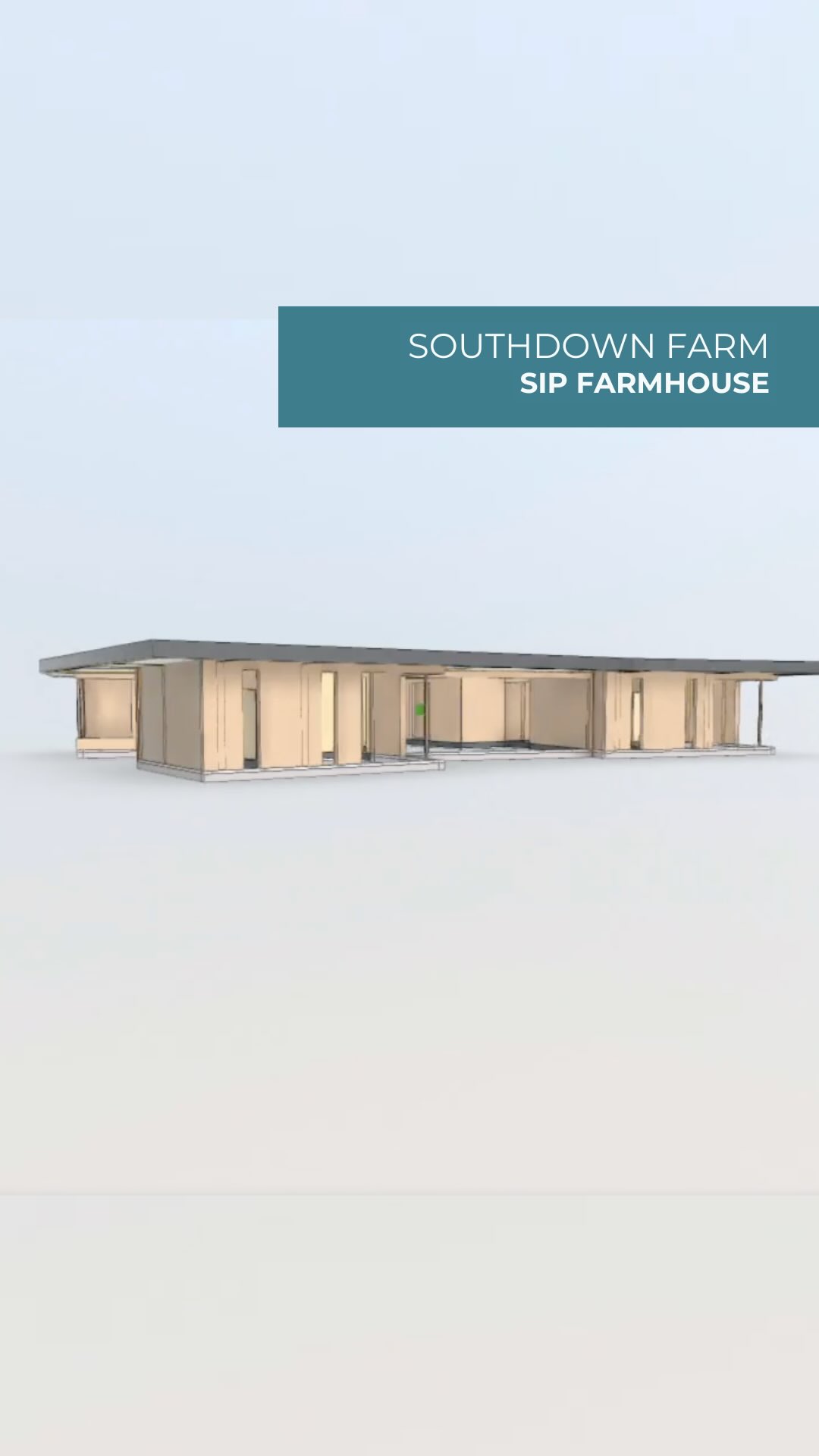 We are pleased to share a first look at the SIPs design for a new project, Southdown Farm, with stage one now signed off.
The scheme is a single-storey residential dwelling with a total footprint of 334 square metres, designed using 222mm SIP walls, a metal web joist with intensive roof, and a predominantly glulam superstructure.
A well-considered design that combines strong thermal performance with a clear structural strategy, and one we are looking forward to seeing progress through the next stages.
#sips #architecturaldesign #timberengineering #designprocess #farmhousedesign