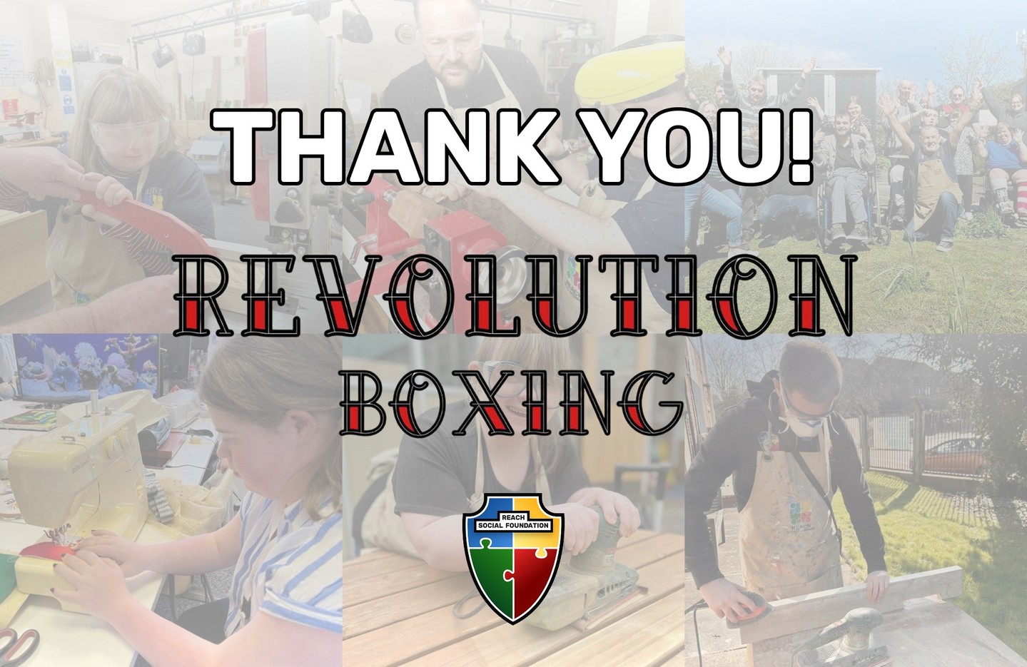 A huge thank you to @revolutionboxingsoton for choosing Reach Social Foundation as their Charity of the Year for 2026 ❤️
We’re incredibly grateful for their belief in our mission and their ongoing support of the work we do to challenge stereotypes and empower adults with learning disabilities to build skills, confidence and independence.
Their commitment to giving back to the community means a great deal to us, and we’re excited to work together throughout 2026 to create real impact. Thank you to everyone at Revolution Boxing for standing with Reach.