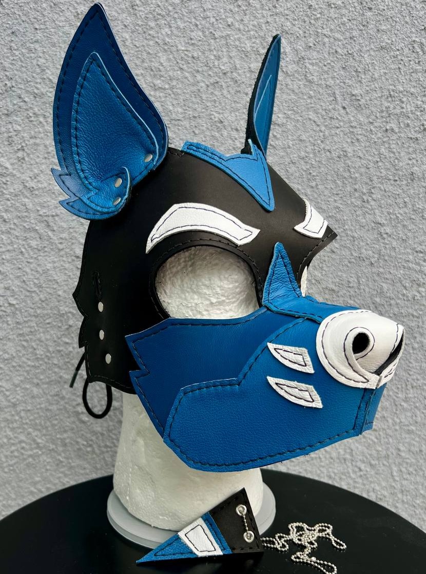 Partial Custom Lab hood for @pup_peaches! 🐶🍑
www.scrapyardleather.com
#scrapyardleather #scrapyardlthr #pupplay #petplay #furryfandom