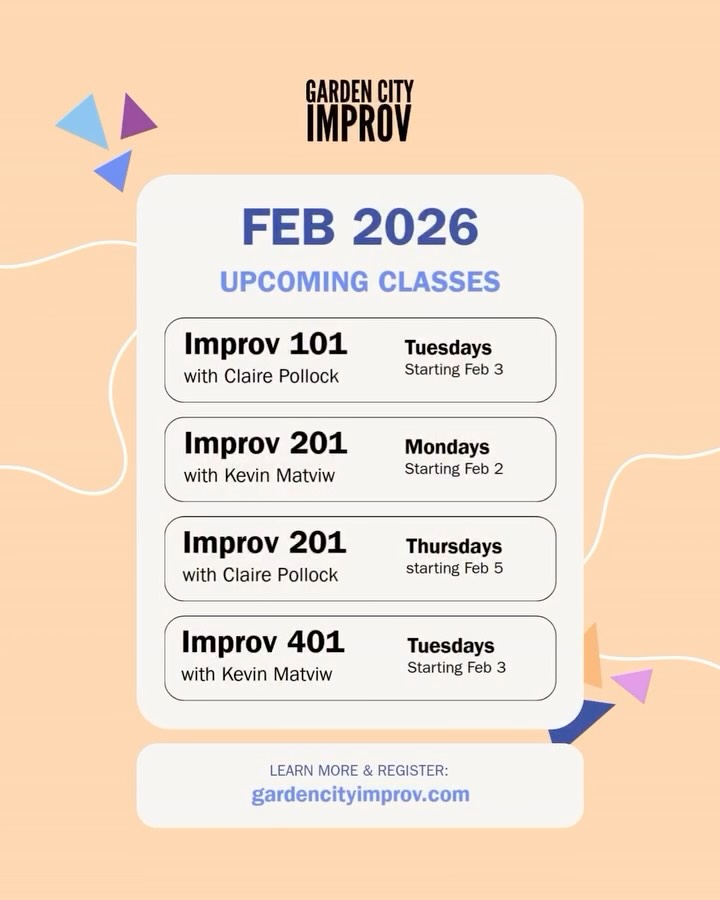 February improv classes have dropped! From beginner to advanced, we’ve got a class for you. Spots are limited - grab yours! Link in bio. 🔗
#YYJ #VictoriaBC #LearnImprov #GardenCityImprov #yyjcomedy
@theatreskam
@chek_aroundtown
@johnnynovak
@lamppostvictoria
@yyjdateideas
@missritastclaire