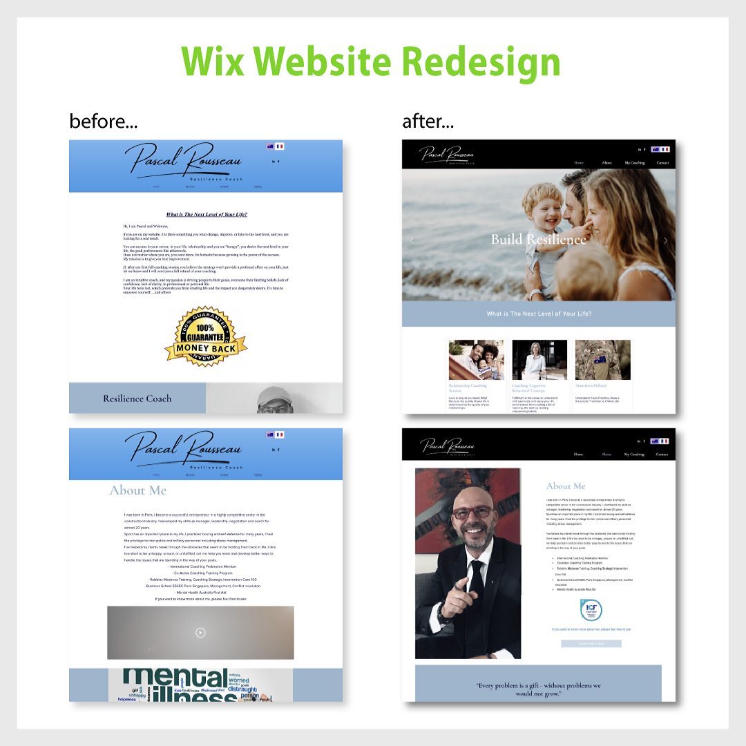 Do you have a Wix website and would like to make it look more professional? Add elements, features or pages? Change the design? I am here to help! #wixwebsite #webdesigncentralcoast #wixpartner