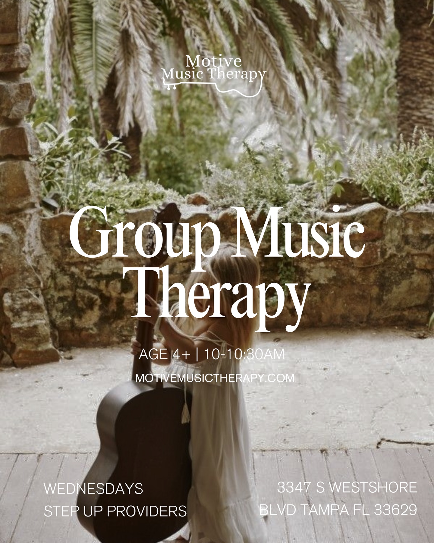 Group music therapy for ages 4+ on Wednesdays at 3347 S Westshore Blvd! Sign up online at motivemusictherapy.com 🫶🏼
#musicclass #musictampa