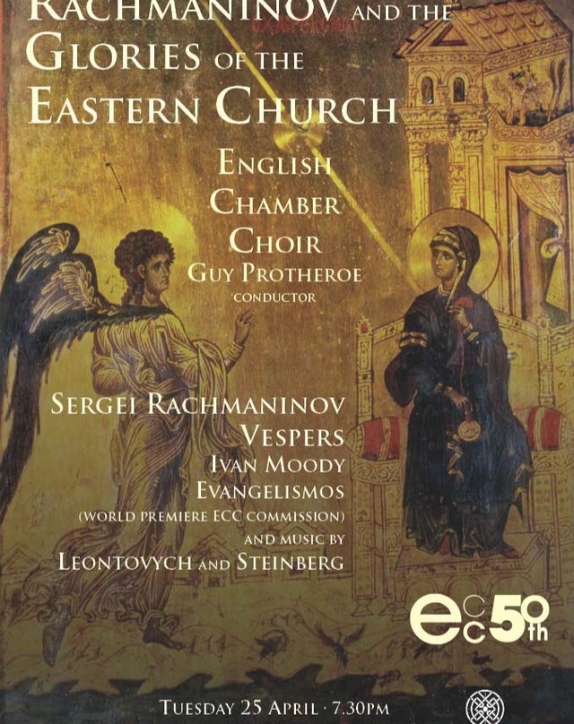 We are delighted to hear that our festival secretary, Stella Redburn, will be singing at @cadoganhall on Tuesday 25 April, as part of the @englishchamberchoir.
Their programme is entitled 'Rachmaninov and the Glories of the Eastern Church' and features:
Rachmaninov Vespers (All-Night Vigil), Op. 37
Ivan Moody Evangelismos (world premiere, ECC 50th anniversary commission)
Steinberg Passion Week, Op.13 – Behold the bridegroom comes; Do not lament me, O Mother
Leontovych Cherubic Hymn; The Lord’s Prayer
Tchaikovsky Liturgy of St. John Chrysostom, Op. 41 – Praise the Lord from the Heavens
Tickets are available via the Cadogan Hall website.