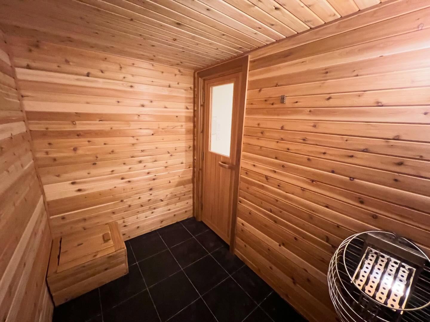 More views of out basement cedar sauna project in the Junction/ High Park, Toronto! #basementremodel #sauna #contractor #toronto #homebuilders