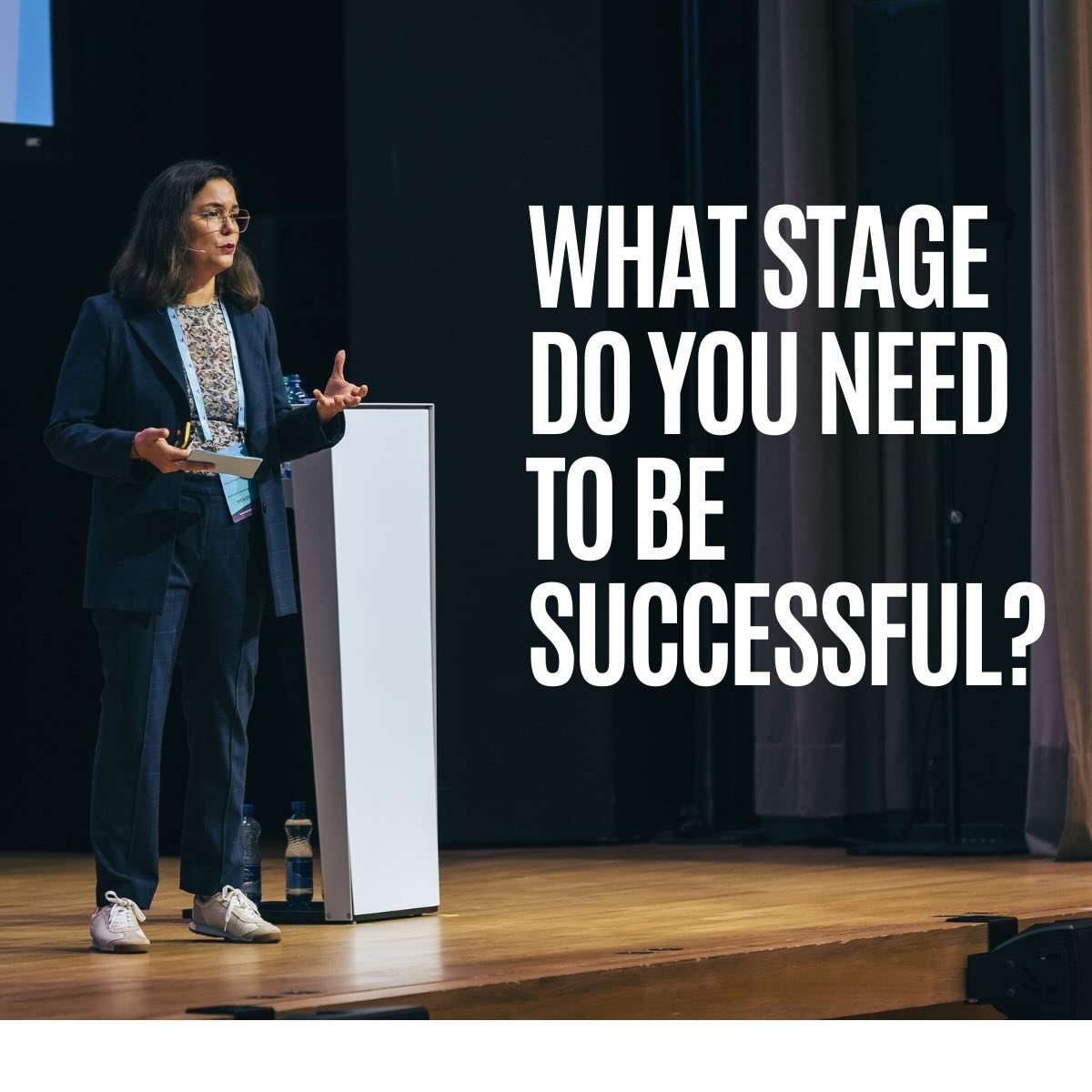 For a long time I thought success is centered around being ON stage. But now that I understand myself a better, I can support others in creating THEIR stage. This is the first time I share something so deep and dare to me so appreciate your comments.