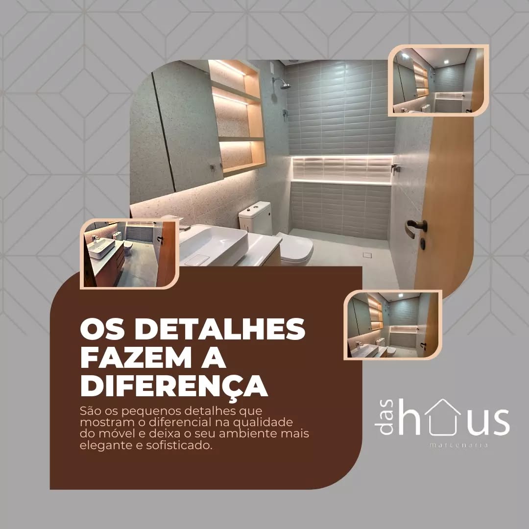 #banheirodecorado #ambientesplanejados #moveissobmedida #ambienteiluminado