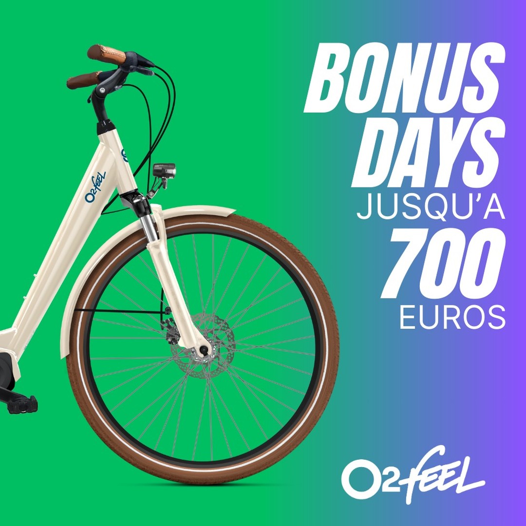 Du 09 Octobre 2023 au 3 décembre 2023, profitez des Bonus Days proposés par @o2feel.ebikes !
Jusqu'à 700 euros de remise immédiate sur une sélection de VAE de la marque Française 💰
Si vous hésitiez encore, c'est le moment de s'y mettre 😉
Pour trouver votre bonne affaire, rendez-vous au magasin !
#bonusdays #o2feel #bonneaffaire #verriereslebuisson #pourmonvelo #bikecommuting #achatvelo