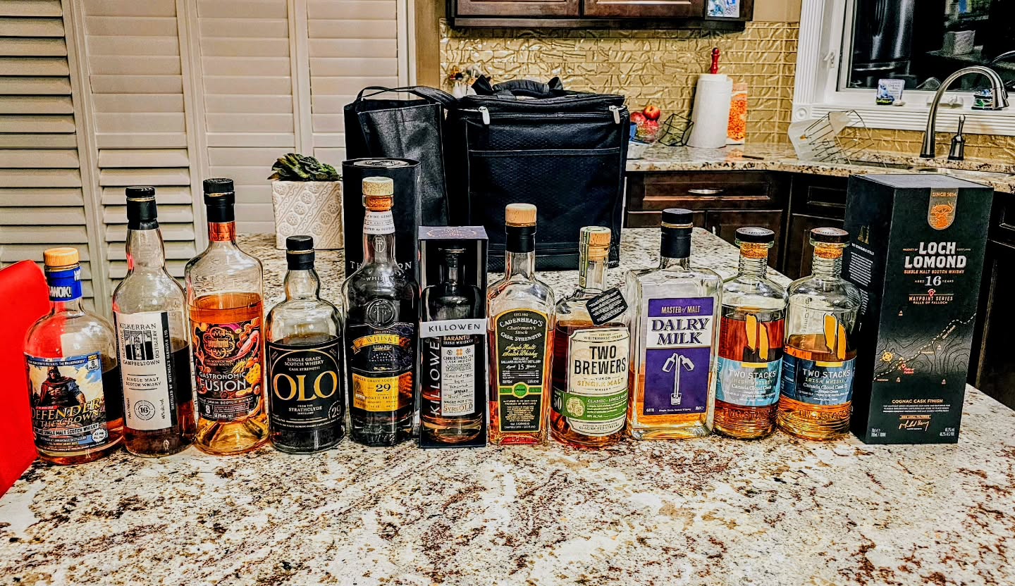 There ain't no tasting like a Dark Cloud tasting!
One of the greatest privileges that this whisky adventure has allowed me to have is the ability to host private tastings for small groups.
Over time many of these people that have hired me to host for them, have become friends and that's truly what this whole thing is really all about.
Last weekend I put together this lineup for one such group that have truly become friends over time.
A wide range featuring, Canadian, Single malt, single grain, peated, sherry cask, wine finishes, and more than a few surprises.
I always ask my groups to rank the whiskies after and without a doubt this lineup there was truly something for everyone. The biggest surprise for me was the eventual top three.
I absolutely love these evenings and cant wait to host the next few coming up in the near future.
Cheers to exploring and many more whisky adventures!
.
.
.
.
.
#whisky #friends #tasting #tasty #surprise