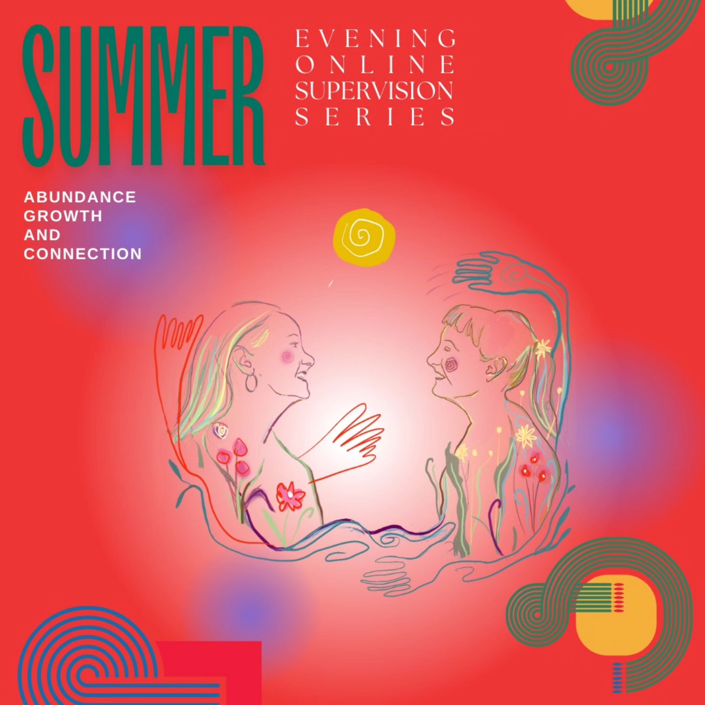 Let's go! Spaces available for
- Kaleido's Spring Supervision Series - Summer
- All welcome
In our online group sessions, diverse themes will naturally arise. However, as summer unfolds, these sessions will serve as a time for abundance, growth, and connection within our creative therapy identities and practices. Art making will be encouraged.
Dates: January 6th - February 3rd - March 3rd
Time: 5:30 - 6:30 PM
Cost: $100 for all three sessions
Limited Spots Available
Email: annie_kaleidoarttherapy@outlook.com
We had a wonderful Spring supervision Series with some beautiful feedback. Participants said the group made them go 'back to the process' and see and feel the value in this.