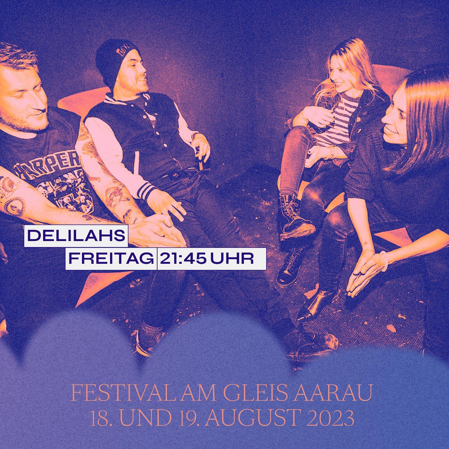 Freitag 18.08. - Festival am Gleis Aarau😍
@am_gleis
#cantwait #aarau #openair #delilahs