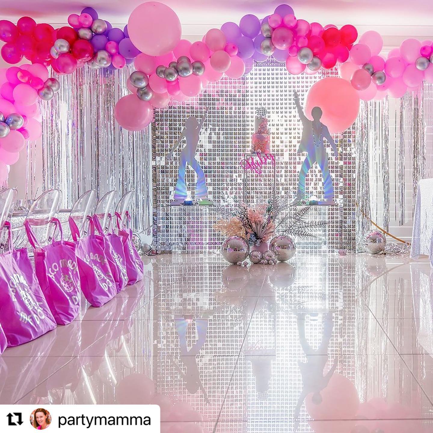 Can see the light at the end of the tunnel and parties are coming back and I’m feeling excited and inspired! This is a flashback to an amazing party by @partymamma
・・・
DISCO MADE ME DO IT!
Celebrating birthday number 8!
🕺🕺
Concept & styling: @partymamma
Photographer: @frozenmomentimages
Balloons: @belles_decorations_by_design
Props: @partymamma.partyhire
Cake: @little_cakeco
Topper: @xoxodesign_au
Disco Cutouts: @customwholesaledesigns
Entertainment: @boptillyoudropaustralia
Decals: @mi_collective