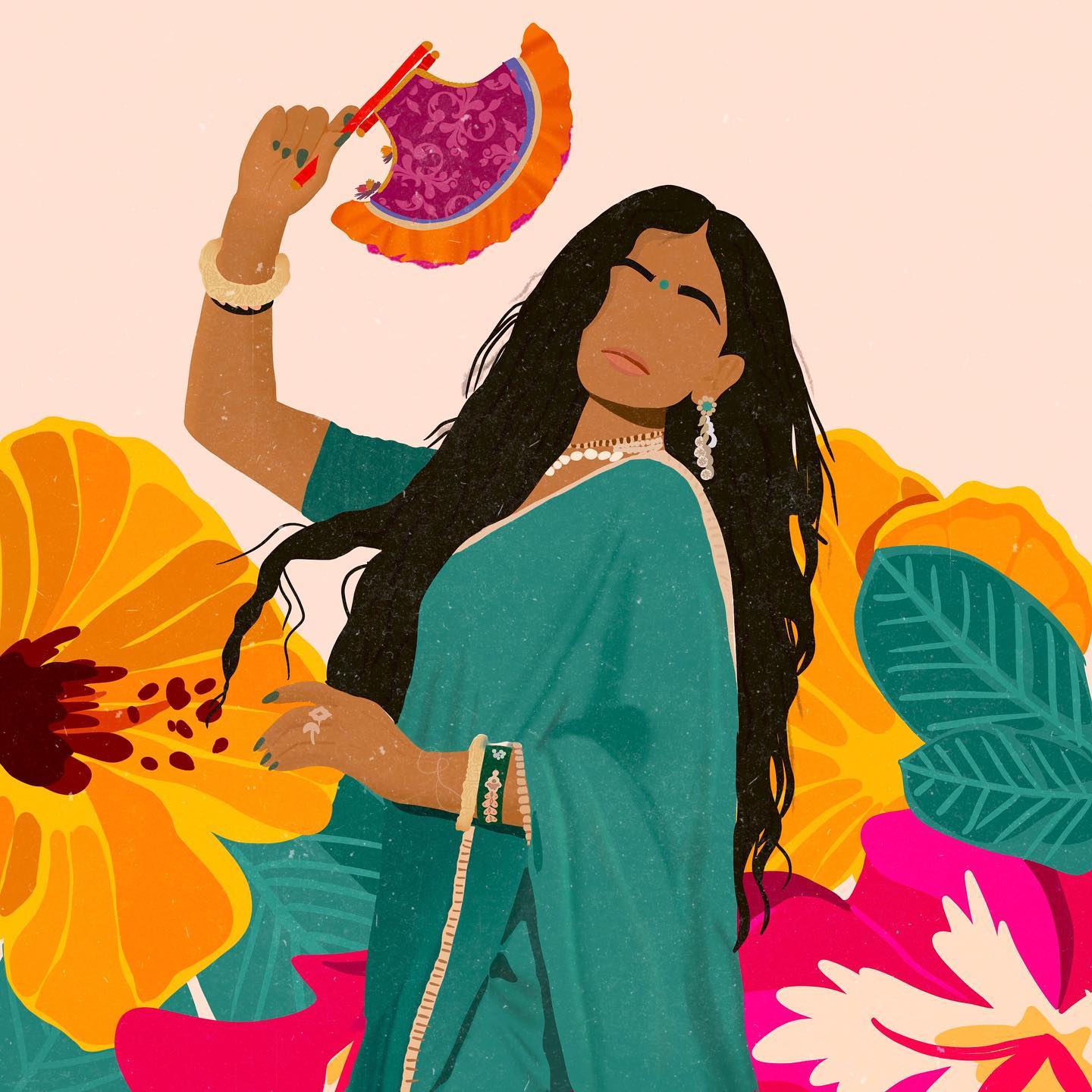 I think brown women are flamboyant in their own ways! With colorful sarees and the love for their long and luscious hair to features that are to die for, we definitely stand out! ✨Loved creating this with all its colors and details and shades ✨
.
.
.
.
.
.
.
.
.
#illustration #painting #digitalillustration #graphicdesign #graphicdesigner #illustration #art #instadaily #illustratorsoninstagram #instagood #artoftheday #digitalart #procreate #artwork #artistsupport #instaartist #digitalillustrator #drawing #procreateart #dailyart #instaart #digitalpainting #illustrator #womenofdesign #illustrawomen #womenofcolor #artistsofinstagram #artistsoninstagram #digitalartist #digitaldrawing #procreateillustration #illustrawomen .