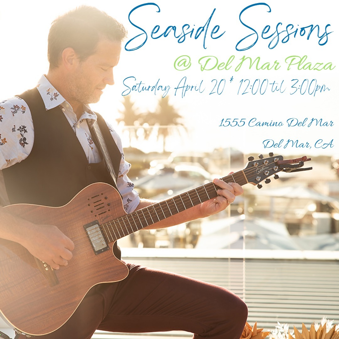 Hi friends - a rare DAYTIME show atop the lovely Del Mar Plaza from Noon til 3:00. Join me tomorrow, SATURDAY @ 12:00:)