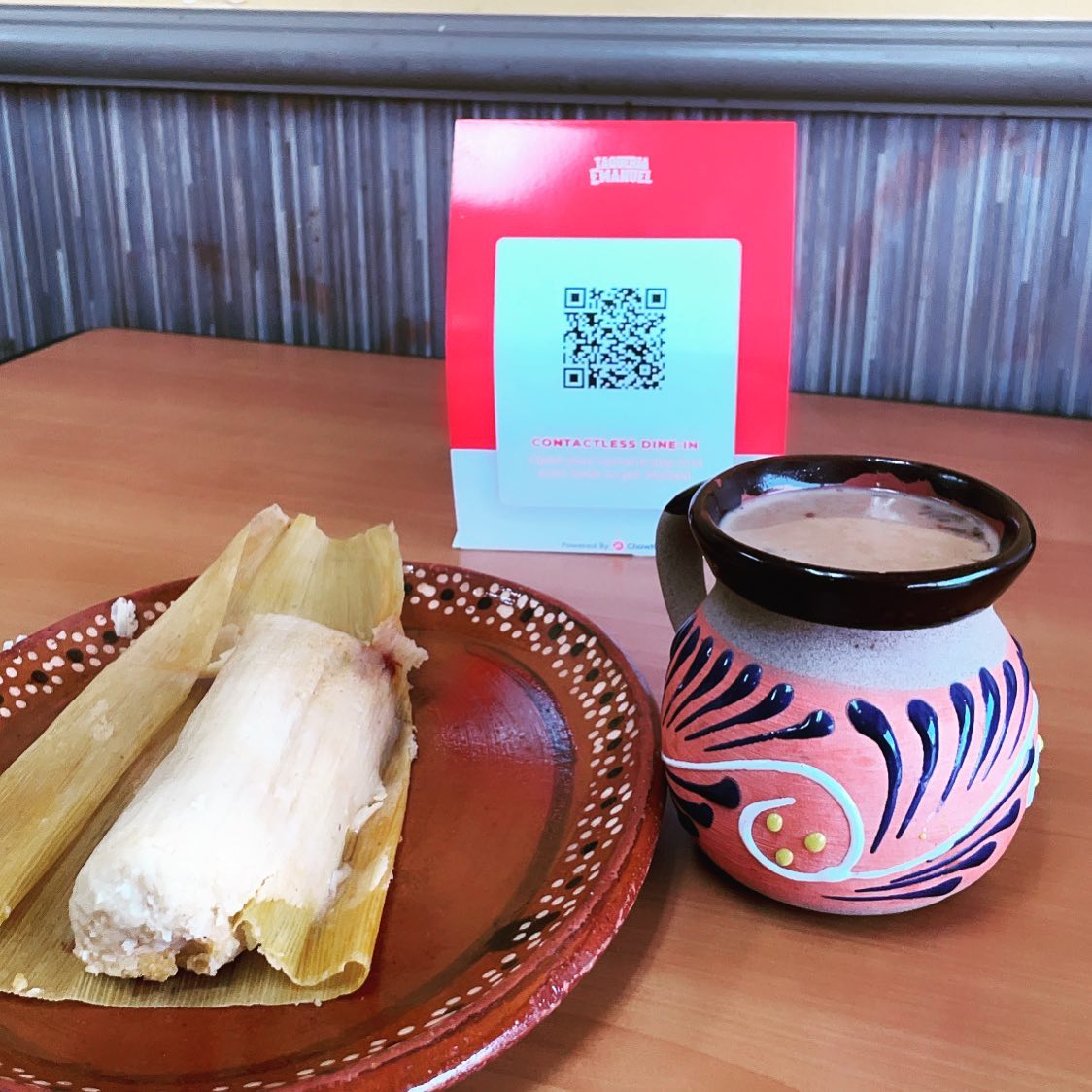 It’s official Champurrado season here at Taqueria Emanuel. Come get your cup of Mexican hot chocolate. 🍫