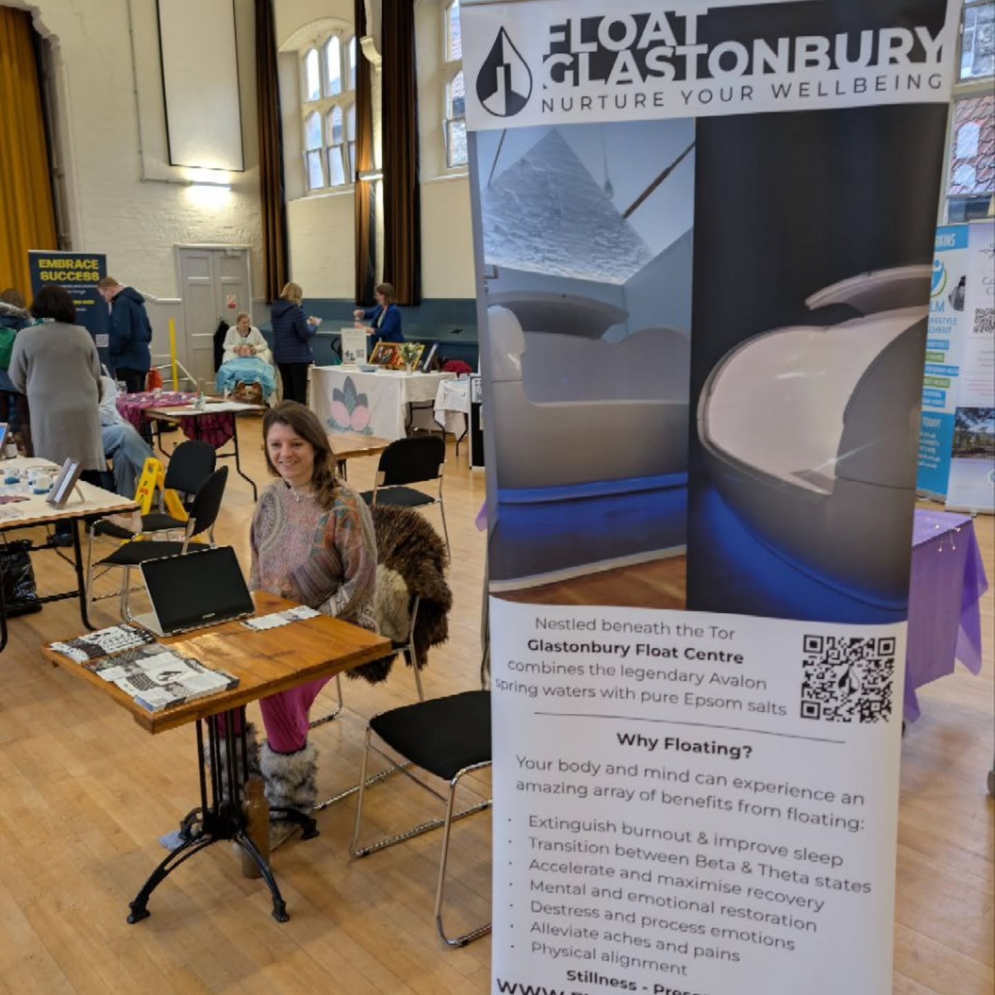 Join us at Street Health and Wellness Fair today. 10am-3pm at the Crispin Hall. So many wonderful holistic small businesses to explore. #healthandwellness #mindfulness #floatationtherapy