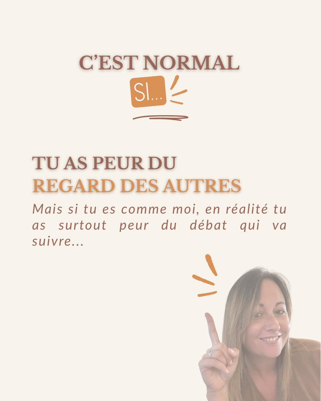 𝐂𝐡𝐚𝐧𝐠𝐞𝐫 𝐟𝐚𝐢𝐭 𝐬𝐨𝐮𝐯𝐞𝐧𝐭 𝐩𝐞𝐮𝐫. Pas à cause du changement lui-même. Mais à cause du regard des autres.
Quand on est en transition professionnelle ou personnelle, la peur c’est rarement un manque de confiance.
C’est souvent le signe que ça compte vraiment.
Si tu as peur, c’est que ç a compte et que tu avances. 𝐀𝐥𝐨𝐫𝐬 𝐧𝐞 𝐥𝐚̂𝐜𝐡𝐞 𝐫𝐢𝐞𝐧 !
Dis-moi en commentaire si ça te parle.
Prends soin de toi 🤎
—————————
🙂 Je m’appelle Olivia,
✨ Je suis Coach certifiée en Ikigaï et Transition professionnelle
👉 Je t’accompagne dans ta (re)découverte de toi-même pour t’aider à façonner une vie personnelle et professionnelle qui te ressemble
#oserchanger #transitionprofessionnelle #connaissancedesoi