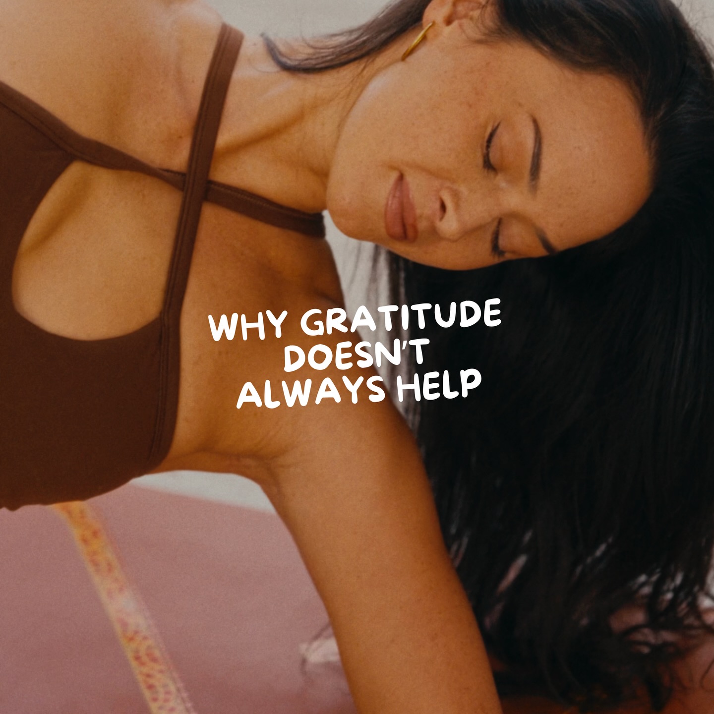 When you’re overwhelmed, tired, or grieving, forcing gratitude can feel like a mask. Yes, gratitude can be regulating when you’re within, or close to, your window of tolerance.
but when you’re exhausted, dysregulated, or in the middle of something heavy, forcing gratitude can actually turn into emotional suppression rather than processing. suppressed emotions don’t disappear, they can show up later as anxiety, numbness, irritability, anger, shame, or self-blame.
What helps more in those moments isn’t mindset work or gratitude journalling first. It’s honesty; naming what is actually present helps the nervous system feel safer.
Because yes, you might be privileged.
yes, you might have a lot to be grateful for.
but you’re still allowed to feel sad, tired, unsettled, or unsure right now.
This is why I created a meditation in my nervous system reset series on @joinnira, called ‘permission to feel’
it’s a space to sit with whatever is present.
if you’d like listen for free, comment below and i’ll send you the link 🤍